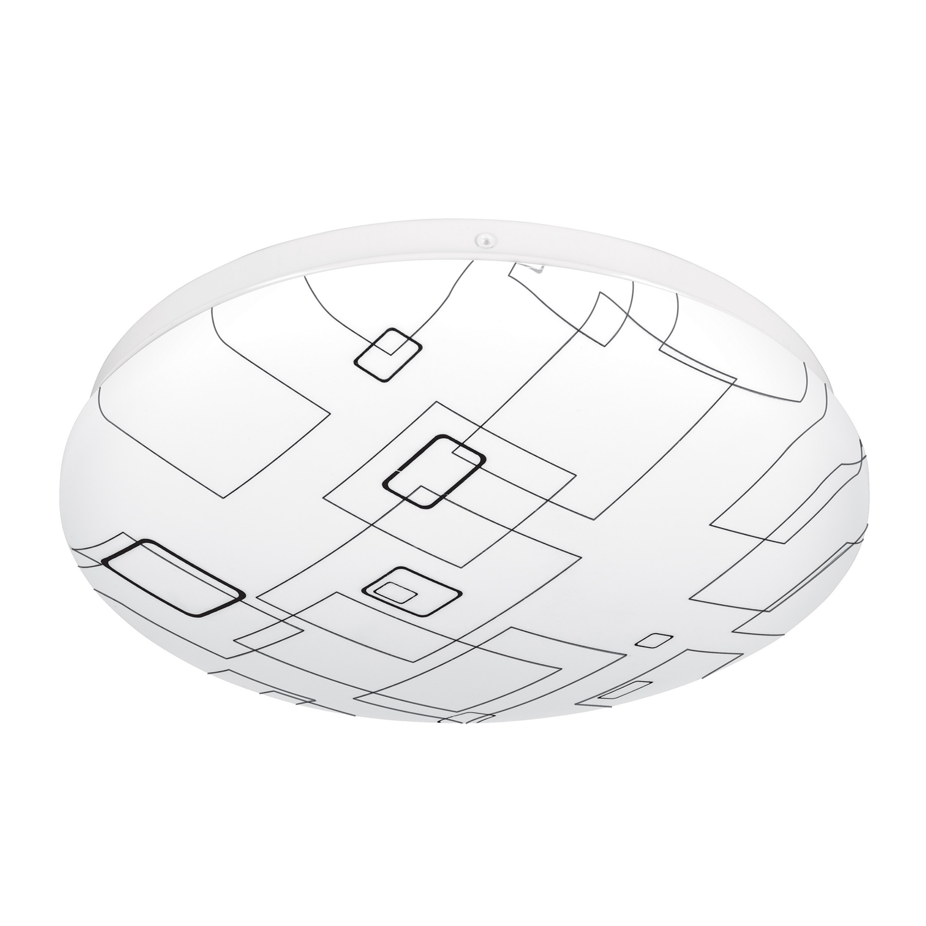 Luminario LED plafón decorativo 15W 6500K, cuadros, BASIC