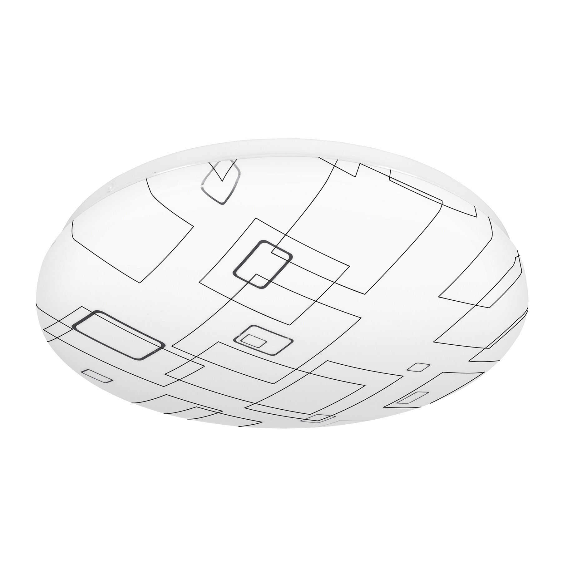Luminario LED plafón decorativo 18W 6500K, cuadros, BASIC