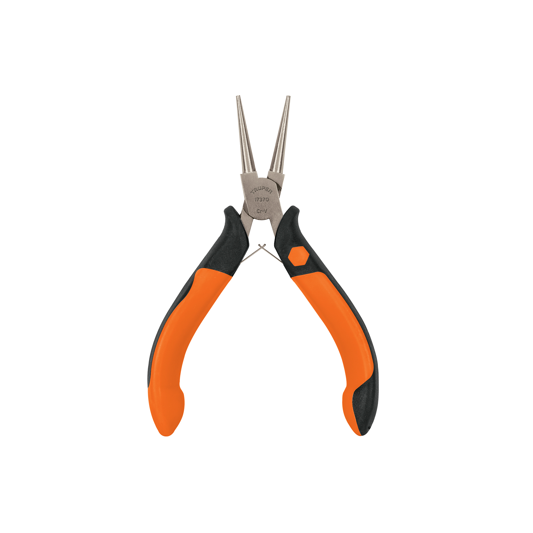 Mini pinza de punta redonda 5' mango Comfort Grip, Truper