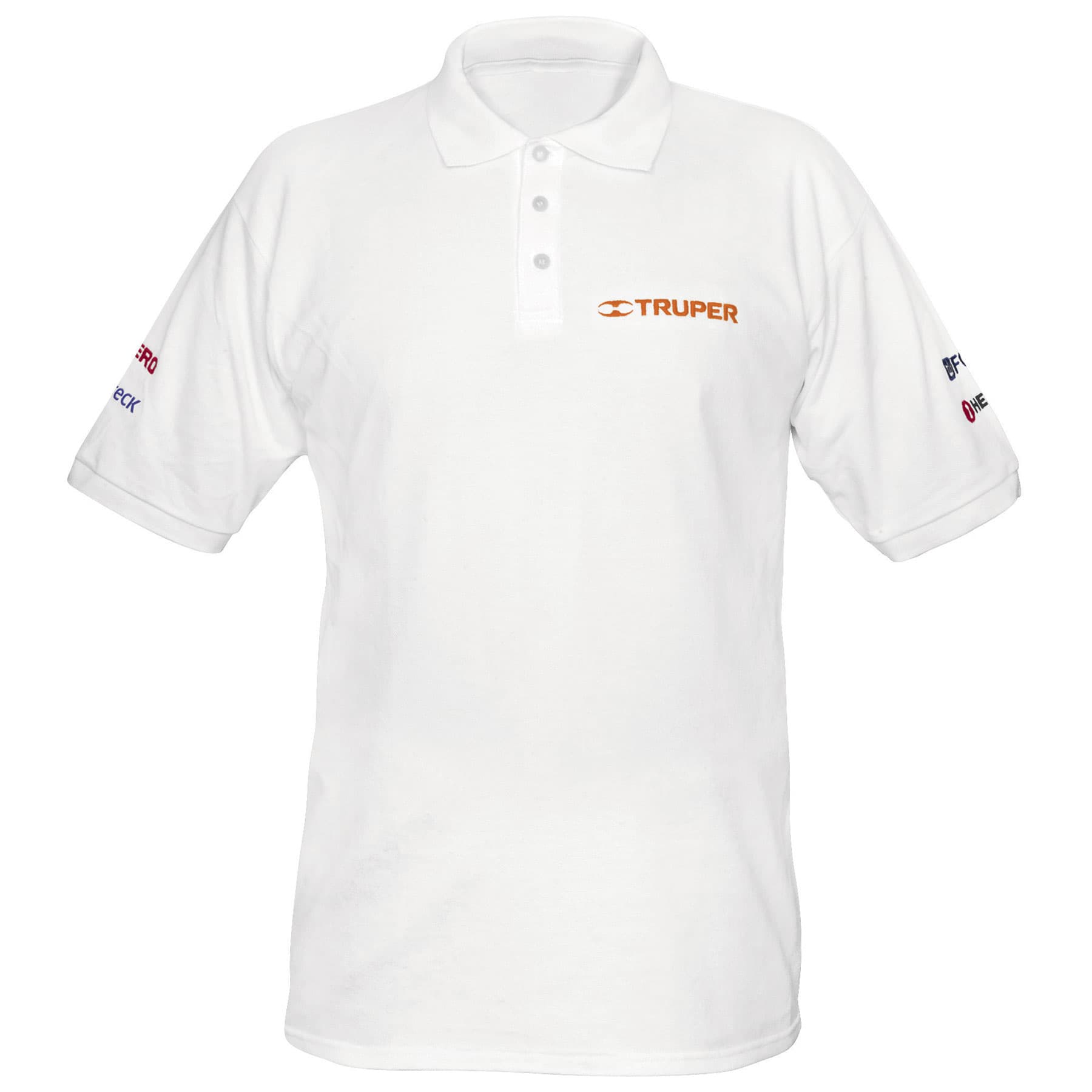 Playera polo para hombre, blanca, G, Truper