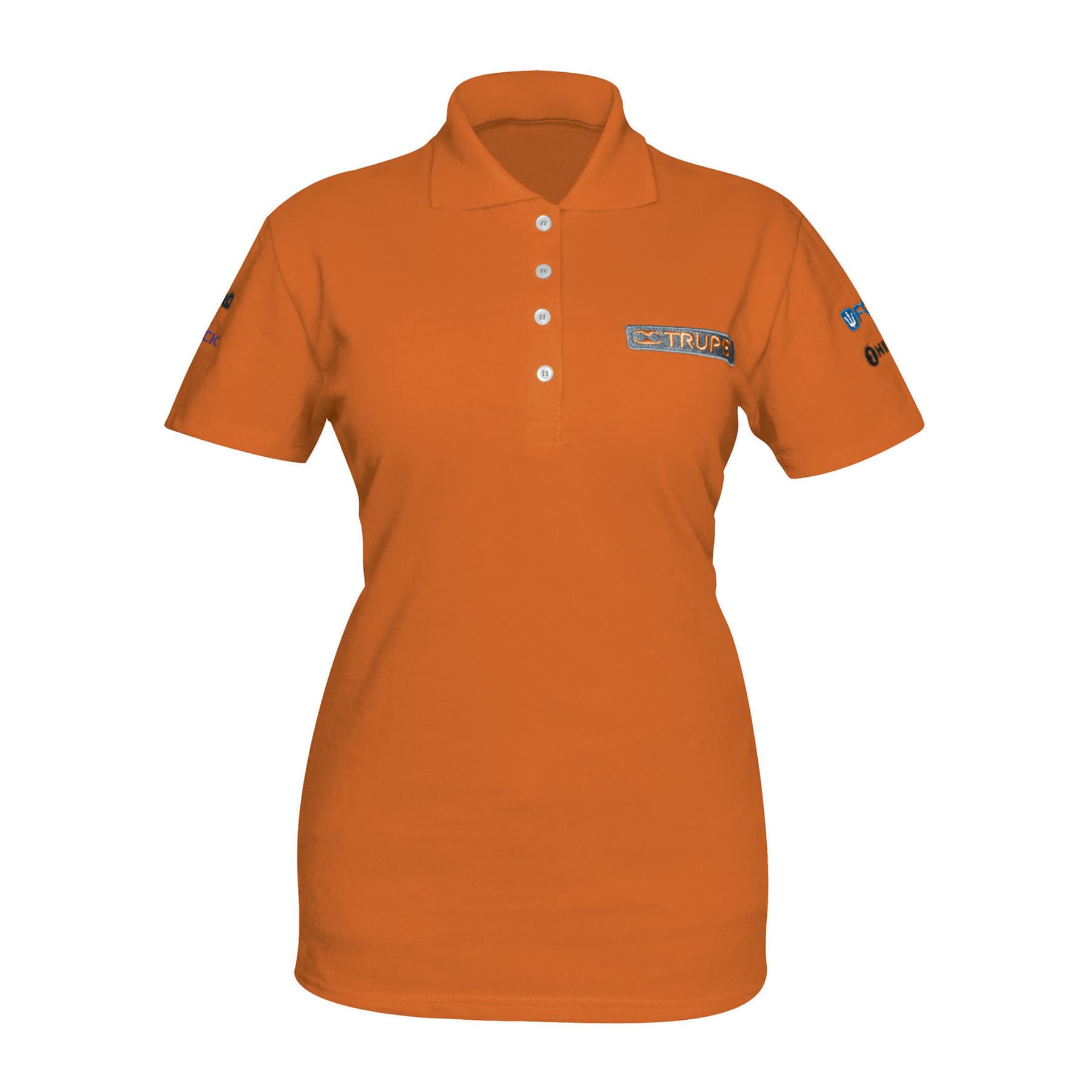 Playera polo para mujer, naranja, G, Truper