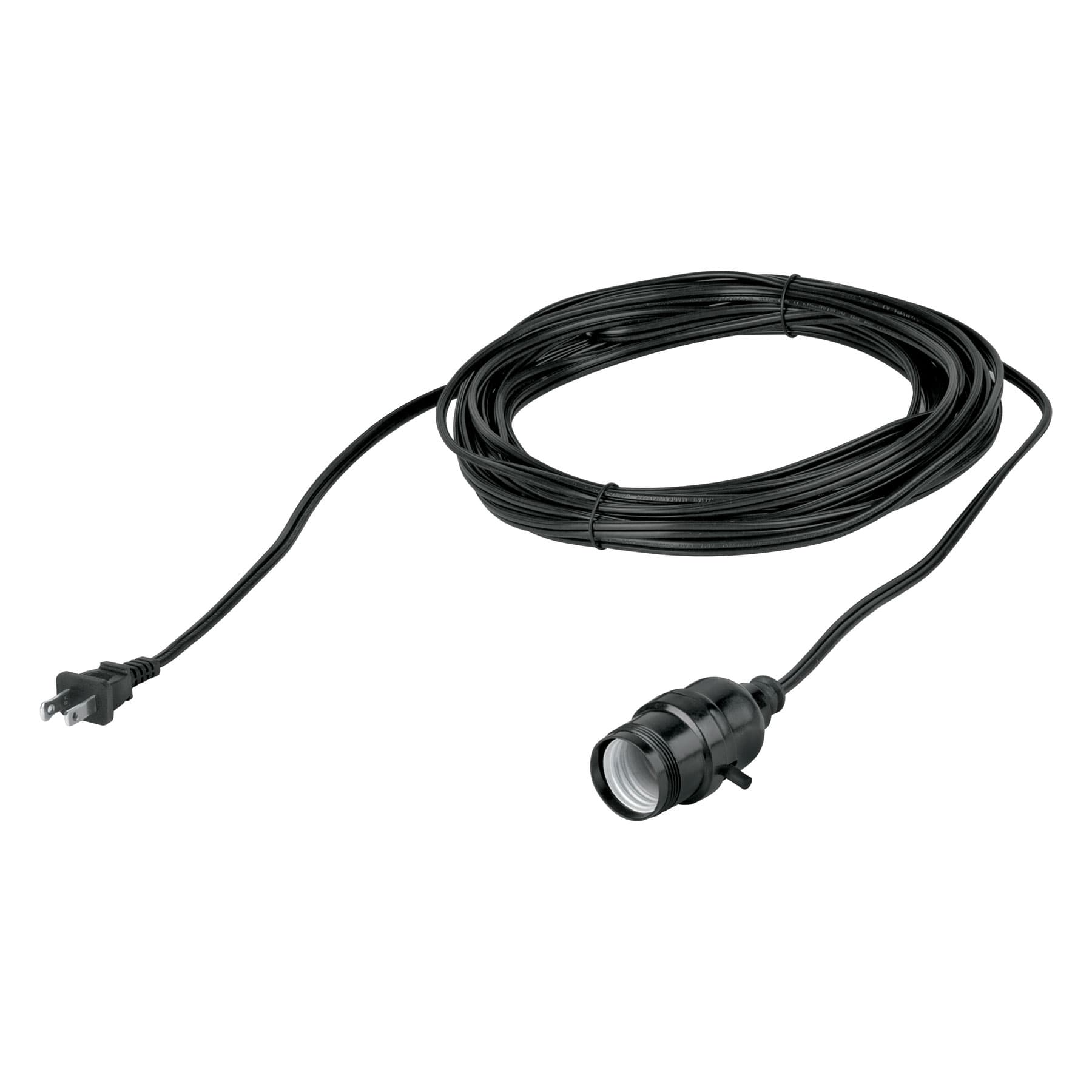 Portalámparas con cable de 10 m, VOLTECK