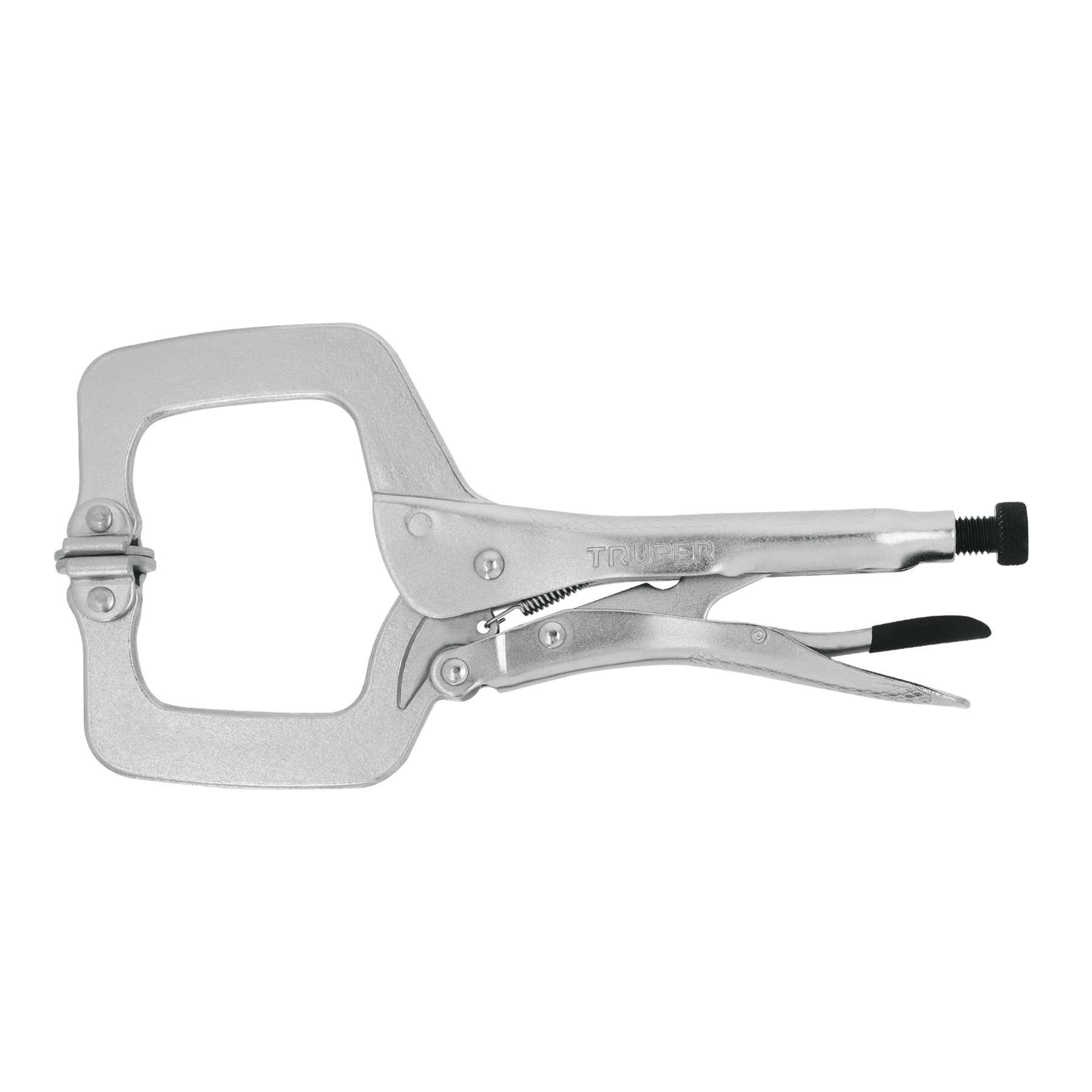 Pinza de presión 11' tipo 'C' con mordaza autoajustable