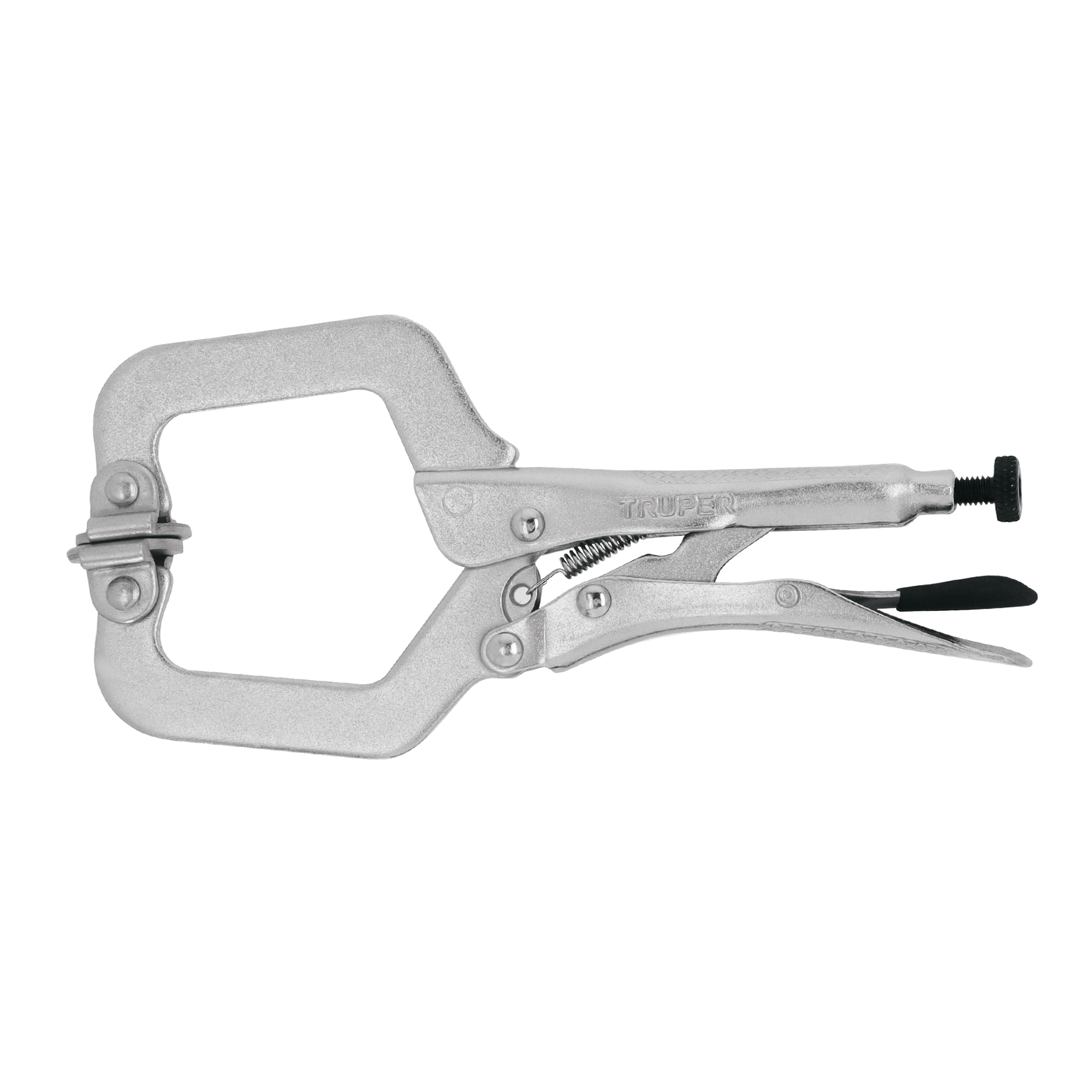 Pinza de presión 6' tipo 'C' con mordaza autoajustable