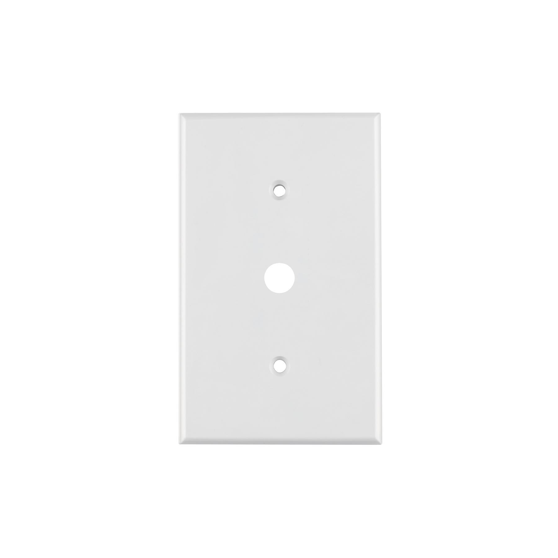 Placa de ABS para atenuador, Standard, blanco, Volteck