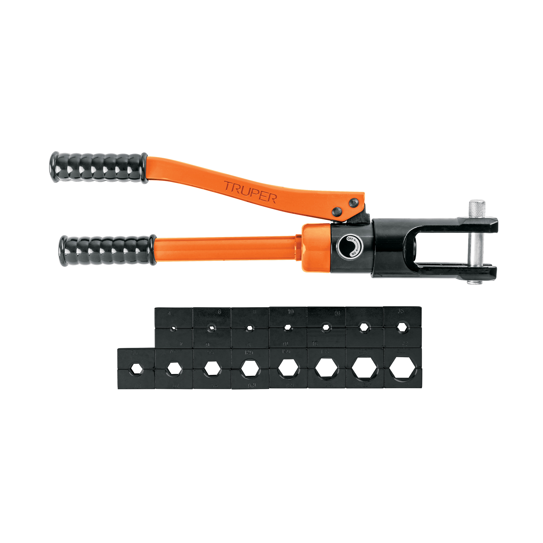 Pinza ponchadora hidráulica 16 toneladas, Truper