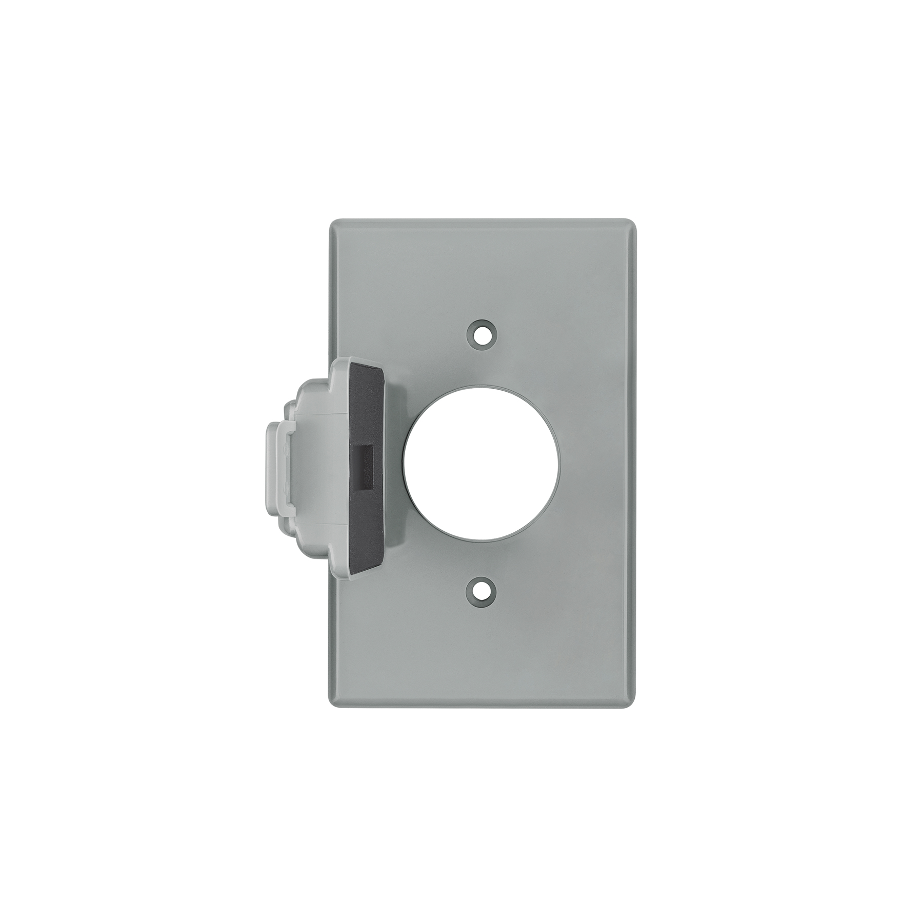 Placa contacto redondo, policarbonato,p/intemperie, Standard