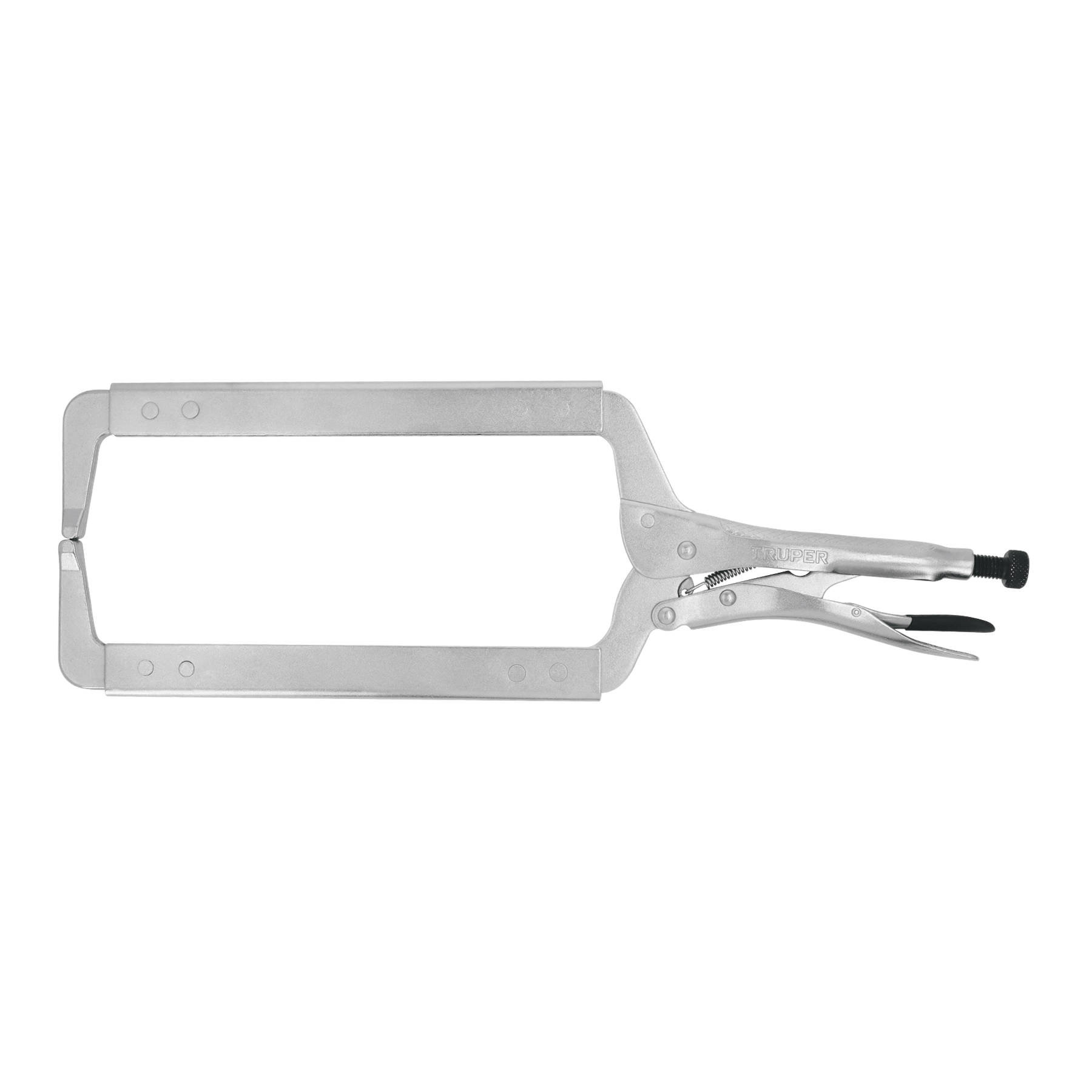 Pinza de presión 18' tipo 'C' con mordaza fija, Truper