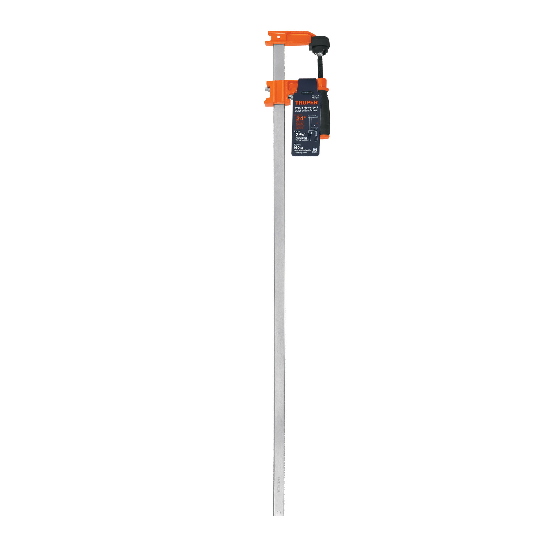 Prensa rápida tipo 'F' 24', uso ligero, Truper - Imagen 4