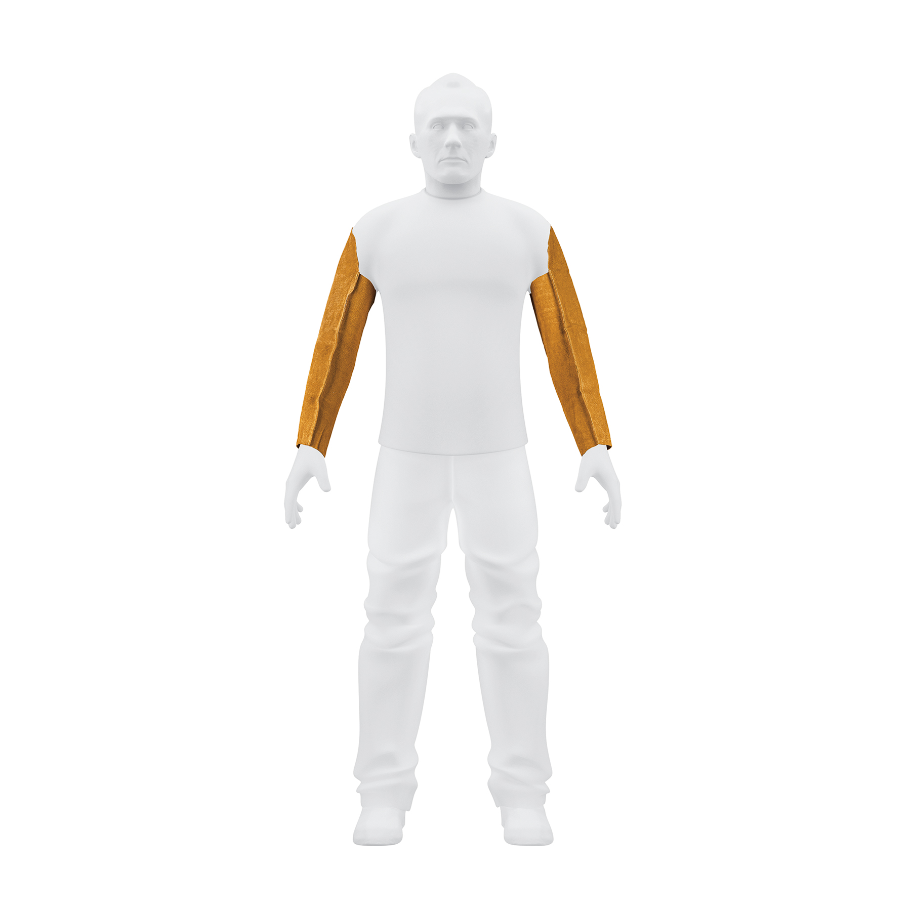 Protección para soldar, mangas de carnaza, Truper