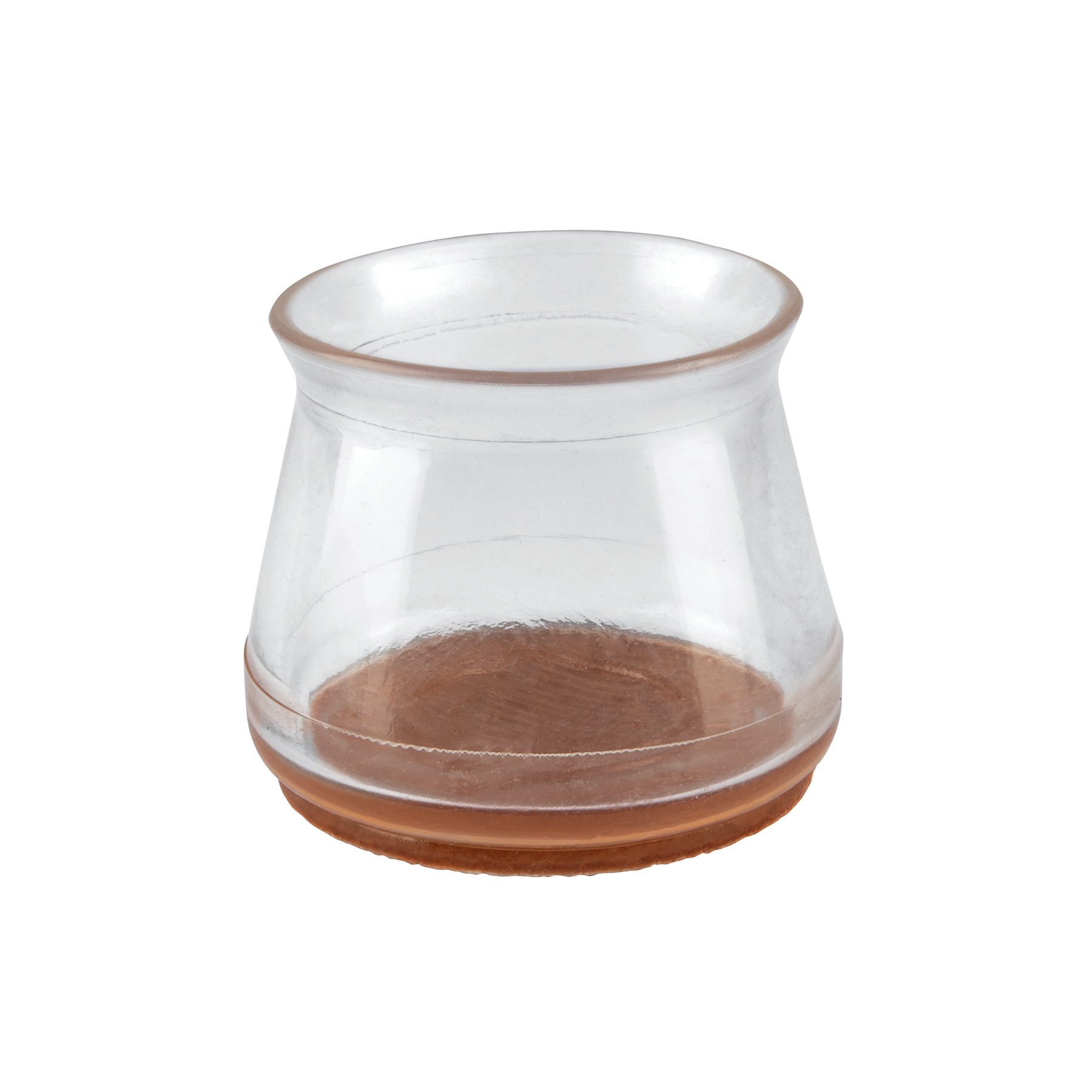 Caja con 24 protectores para patas de silla, transparente