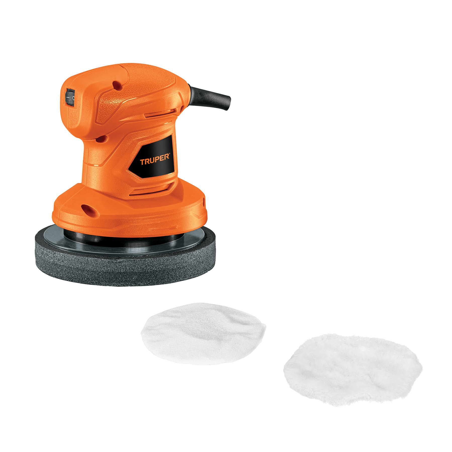 Pulidora compacta a una mano, 6', 45W, TRUPER PRO
