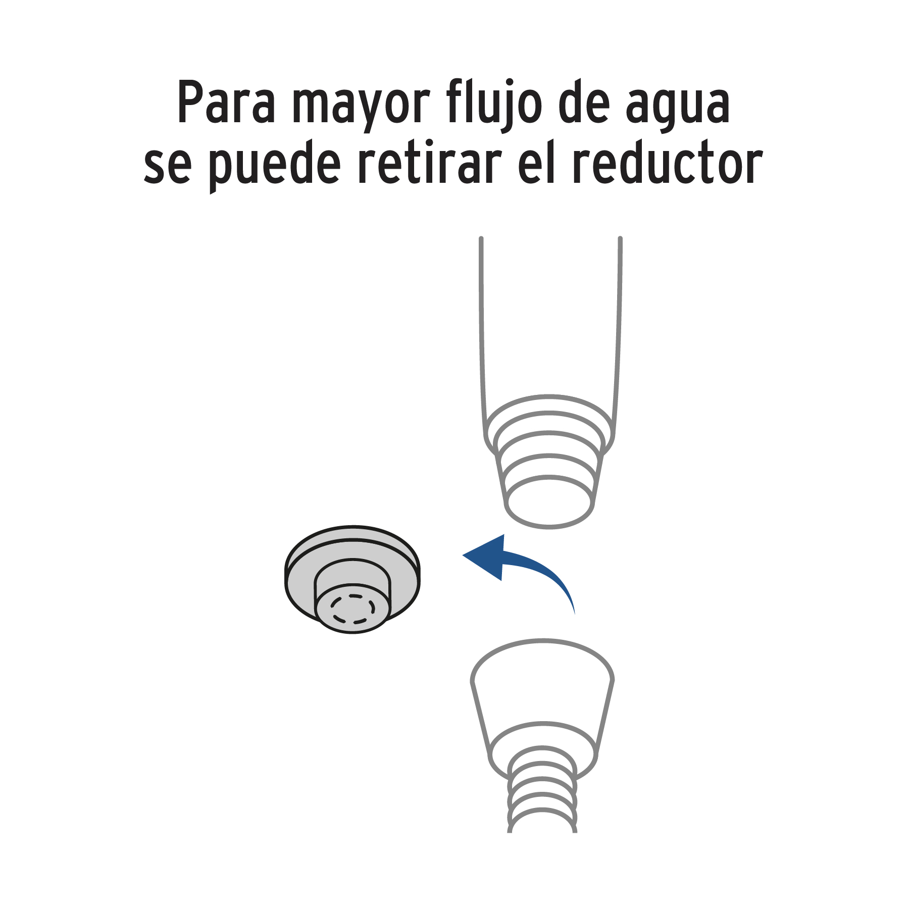 Regadera de teléfono con soporte, cromo, FOSET RIVIERA - Imagen 2