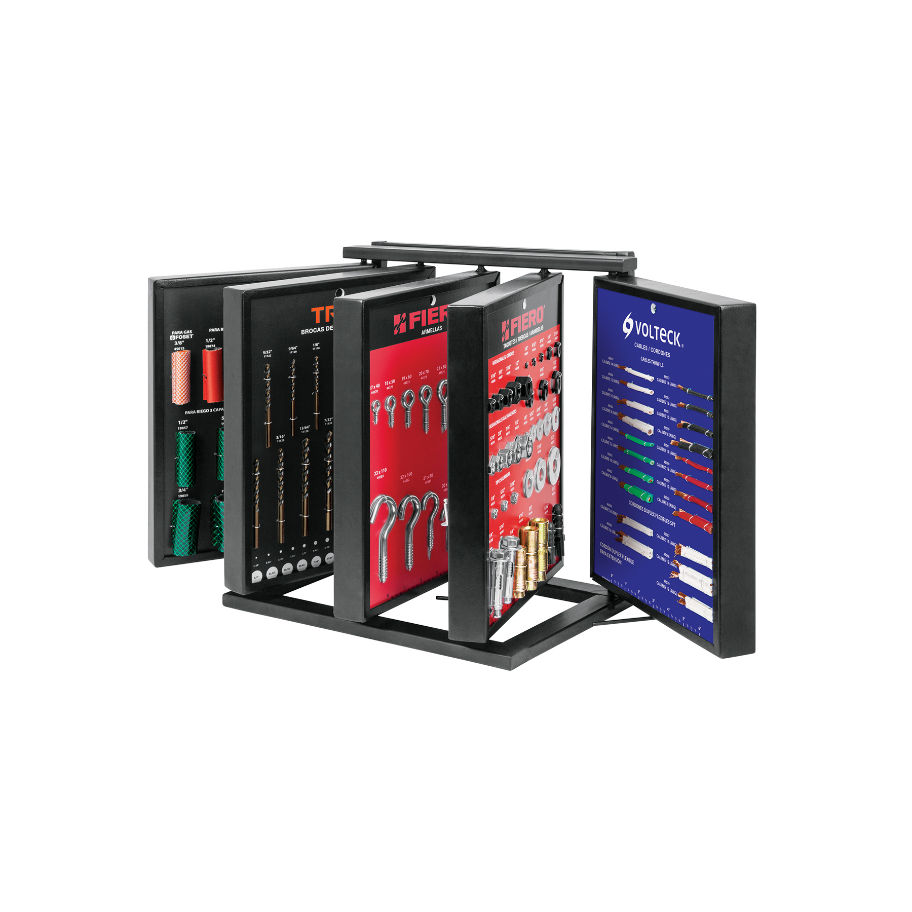 Rack para muestrario, Truper