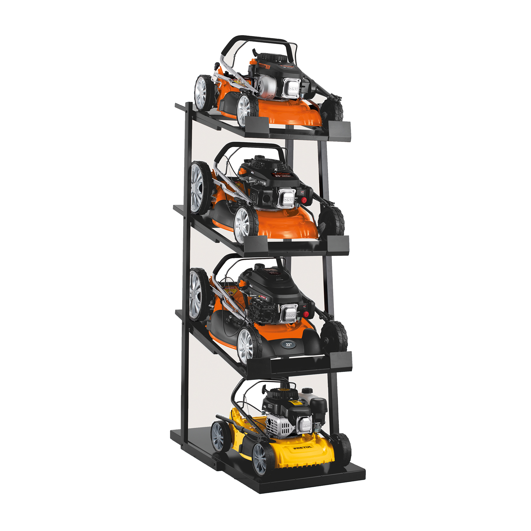 Rack para podadoras, Truper