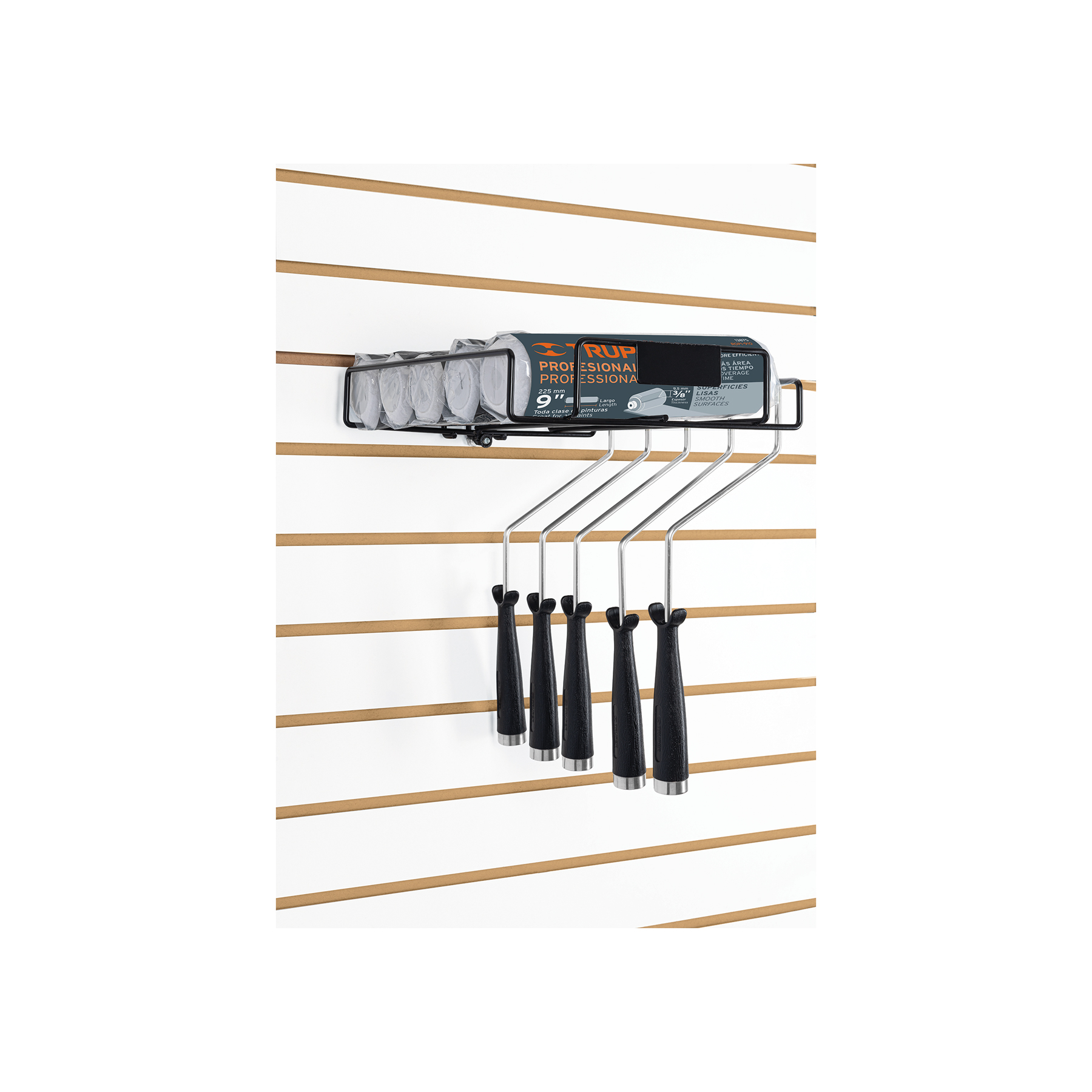 Rack para 4 rodillos para pintar de 9', Truper