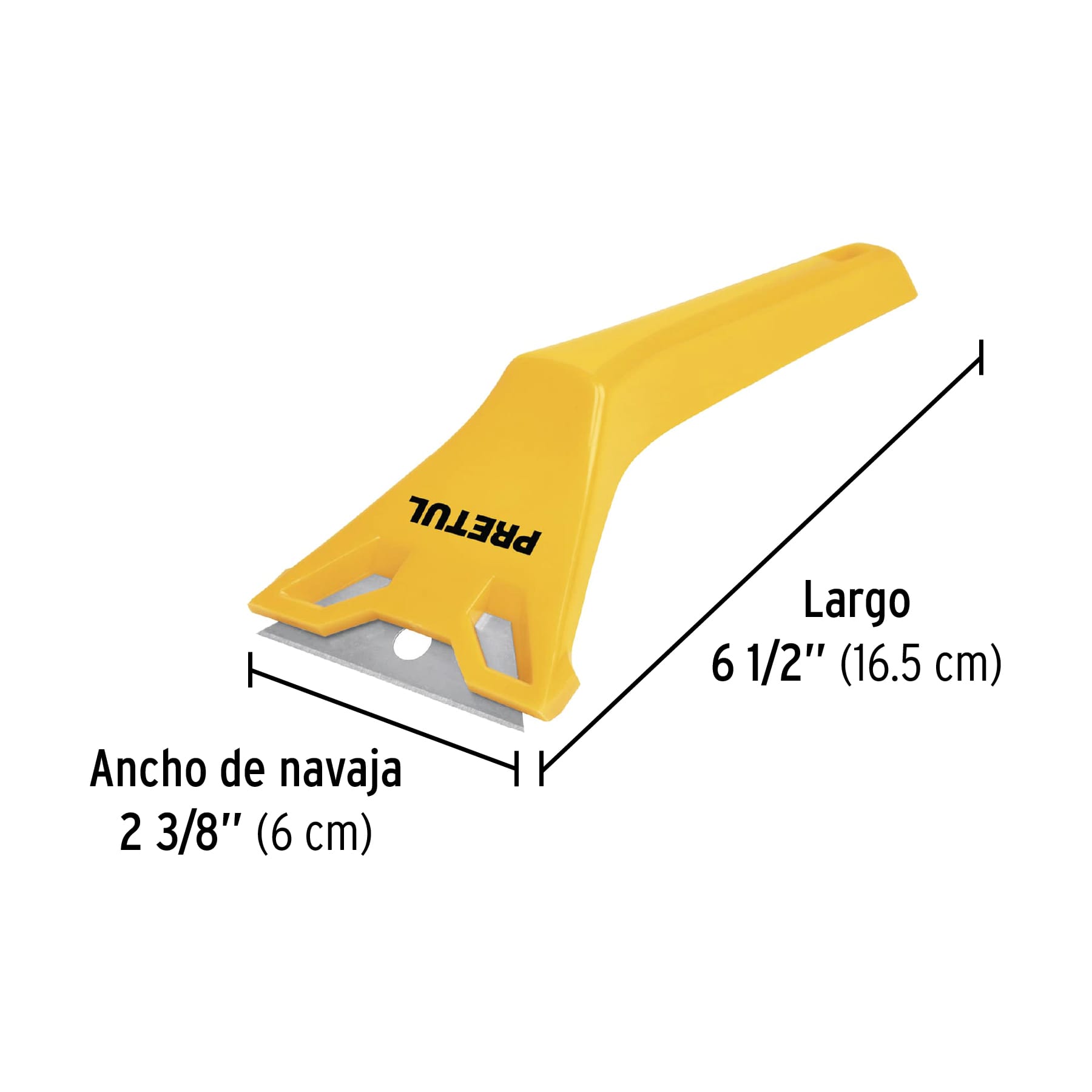 Raspador plástico con cuchilla de 2-3/8', PRETUL - Imagen 3
