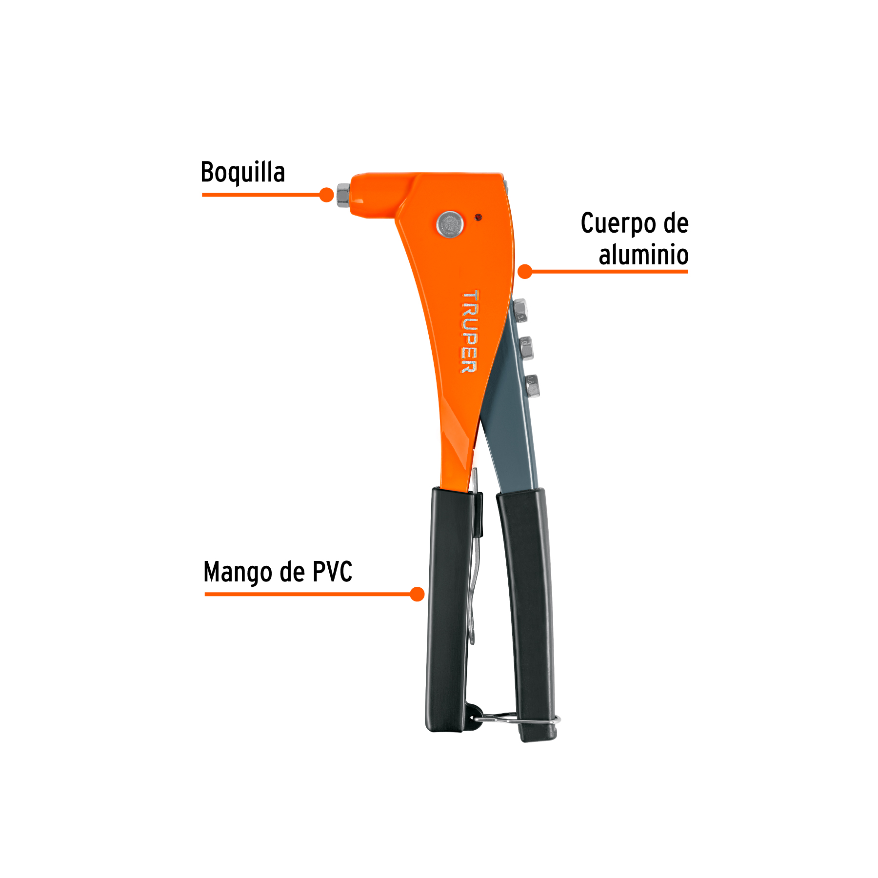 Remachadora profesional 10', Truper - Imagen 2