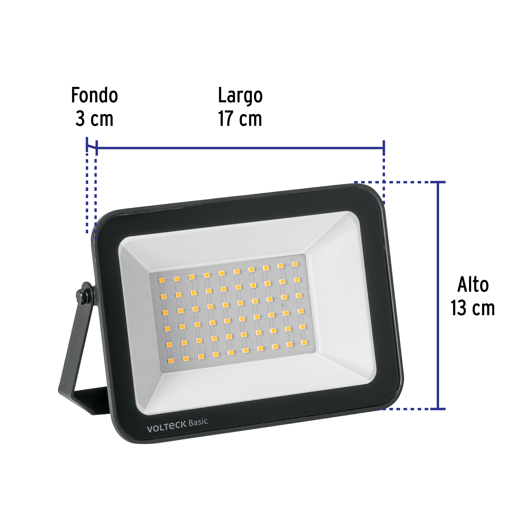 Reflector LED para exteriores 50W 3000K, VOLTECK BASIC - Imagen 4