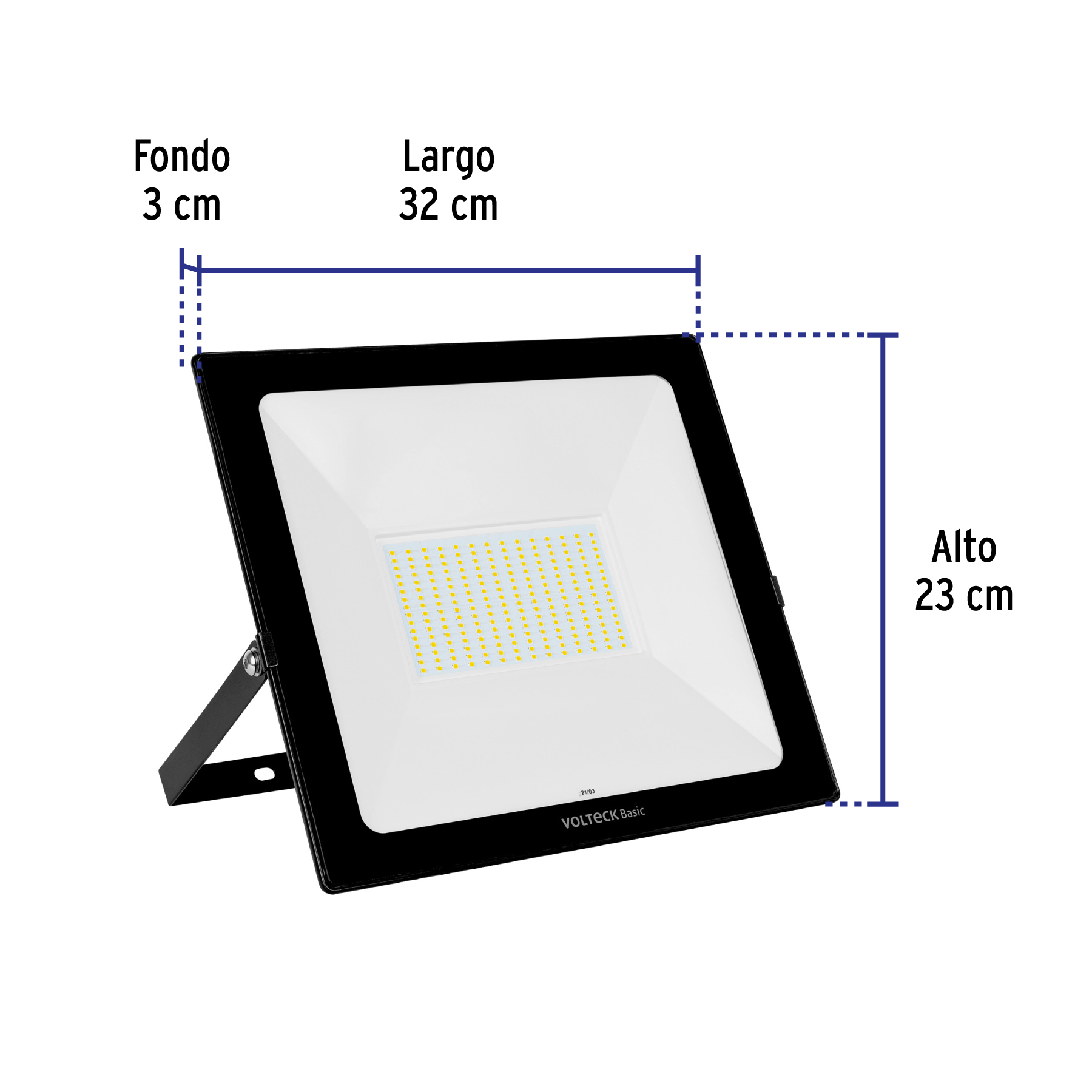 Reflector LED para exteriores 150W 6500K, VOLTECK BASIC - Imagen 4