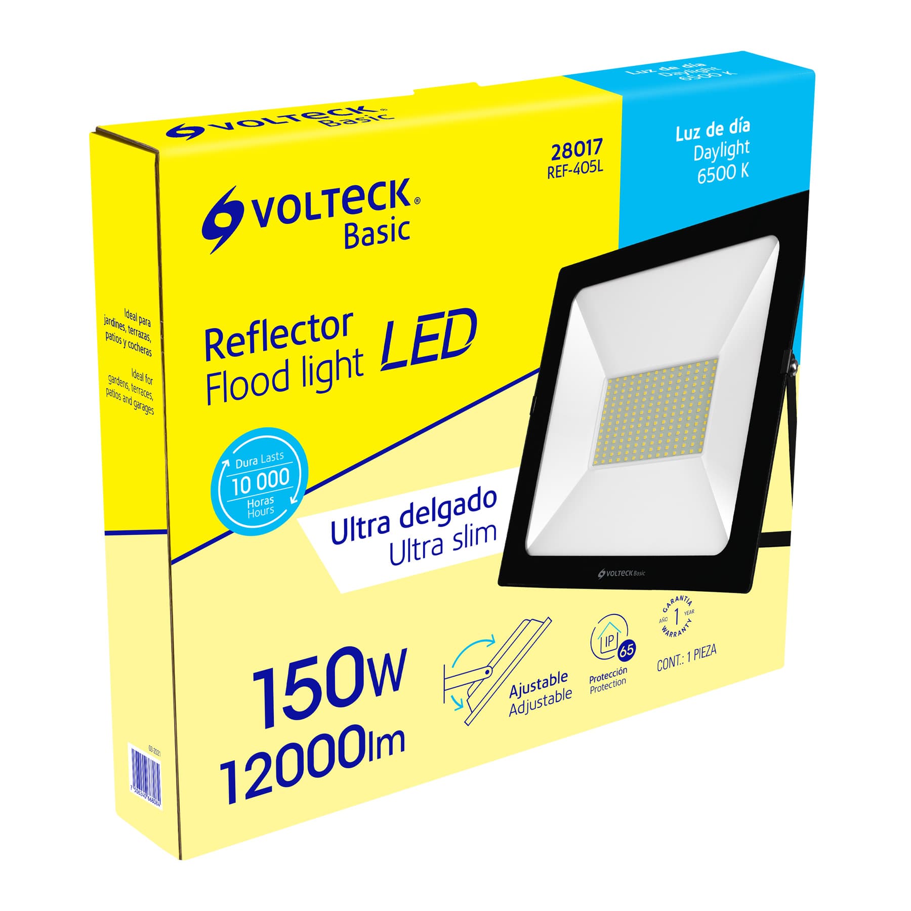 Reflector LED para exteriores 150W 6500K, VOLTECK BASIC - Imagen 5