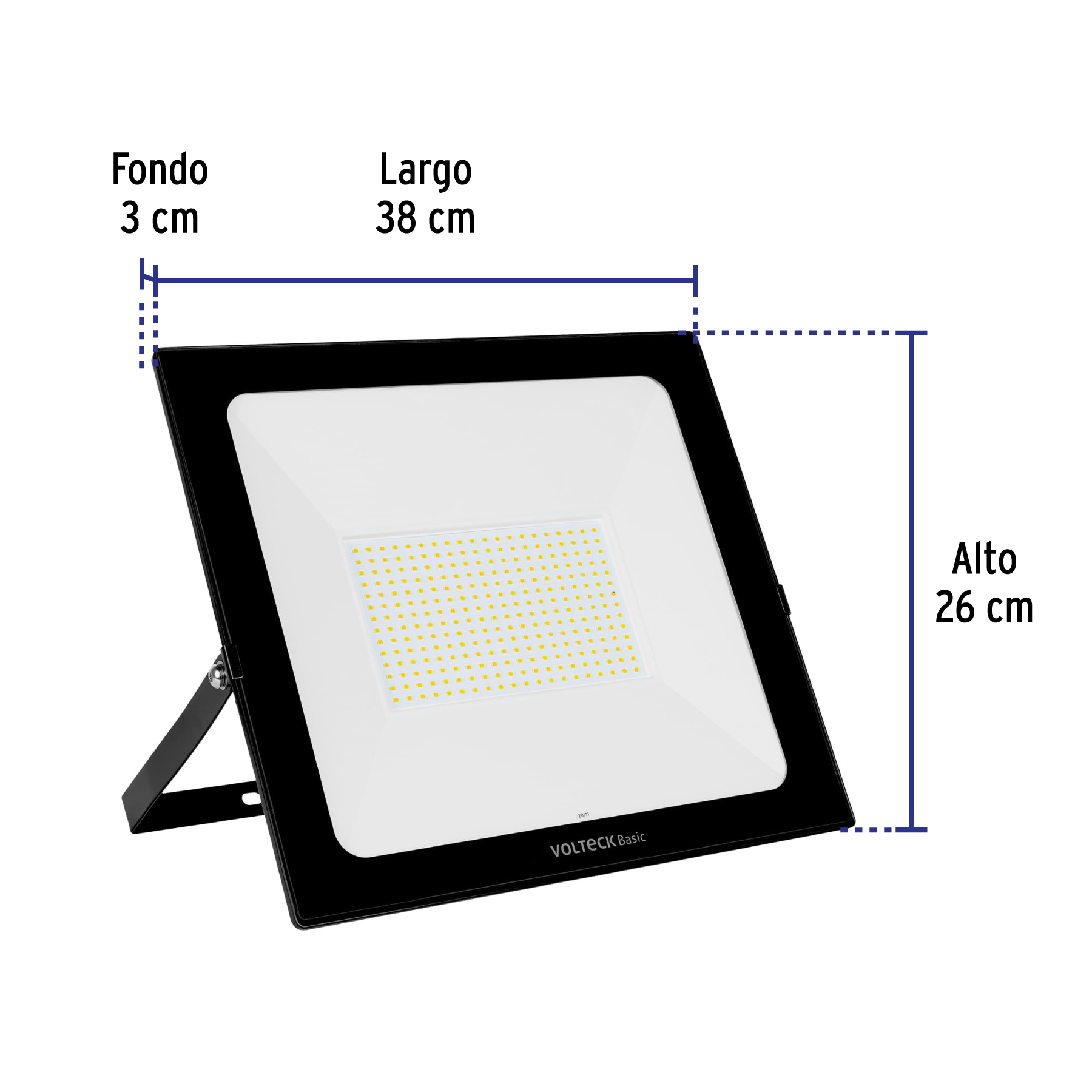 Reflector LED para exteriores 200W 3000K, VOLTECK BASIC - Imagen 4