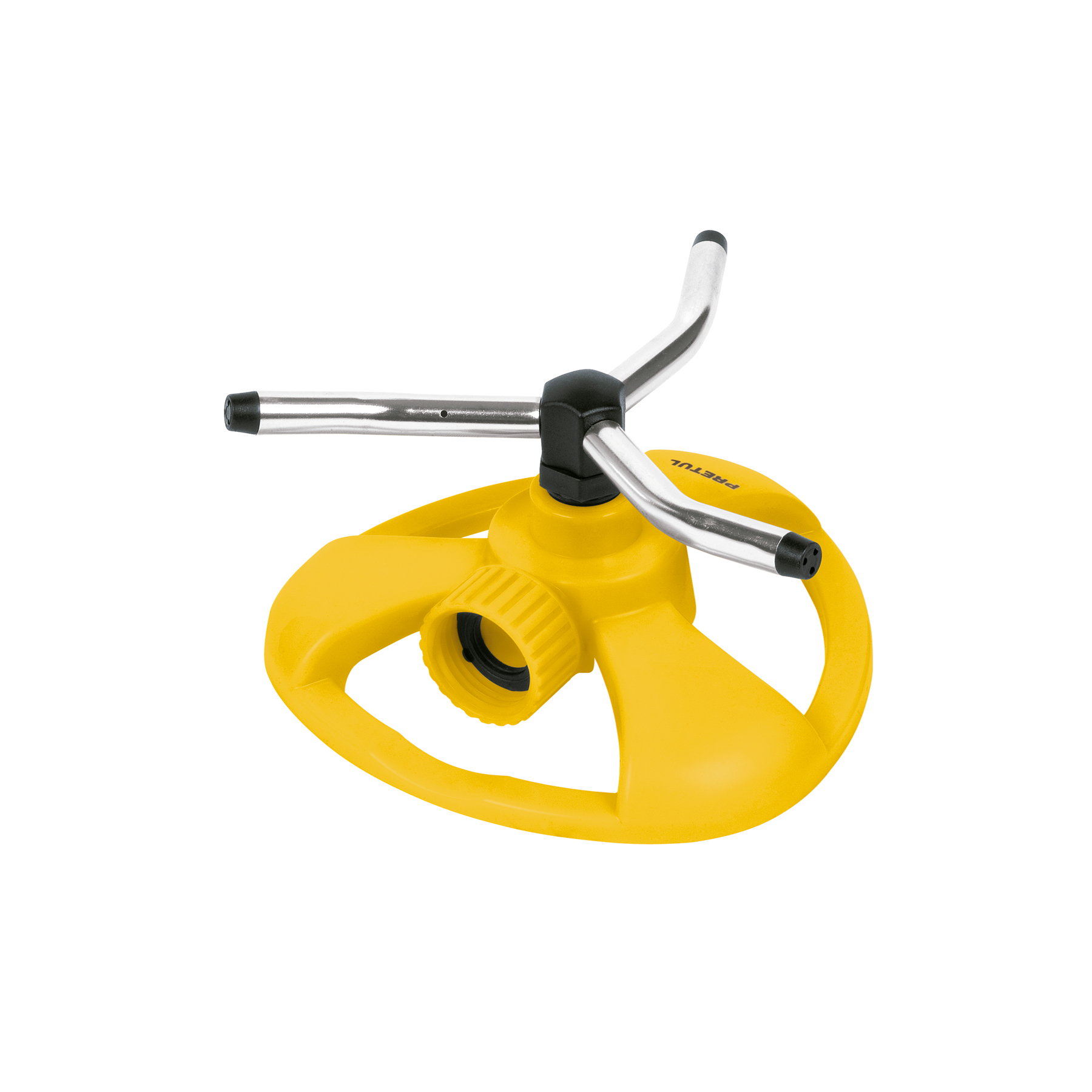 Aspersor giratorio de 3 brazos con base plástica, PRETUL