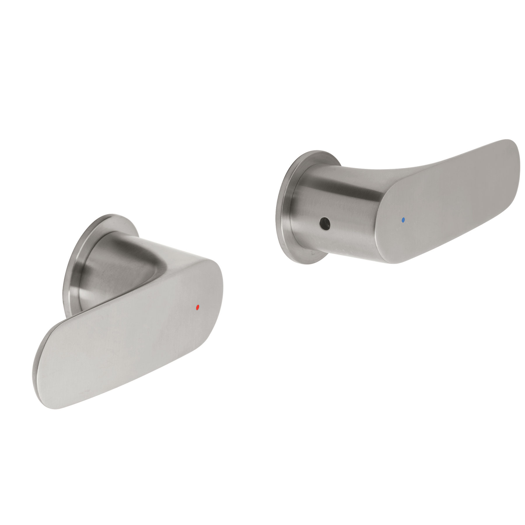 Juego de manerales de palanca para regadera, satín, Riviera