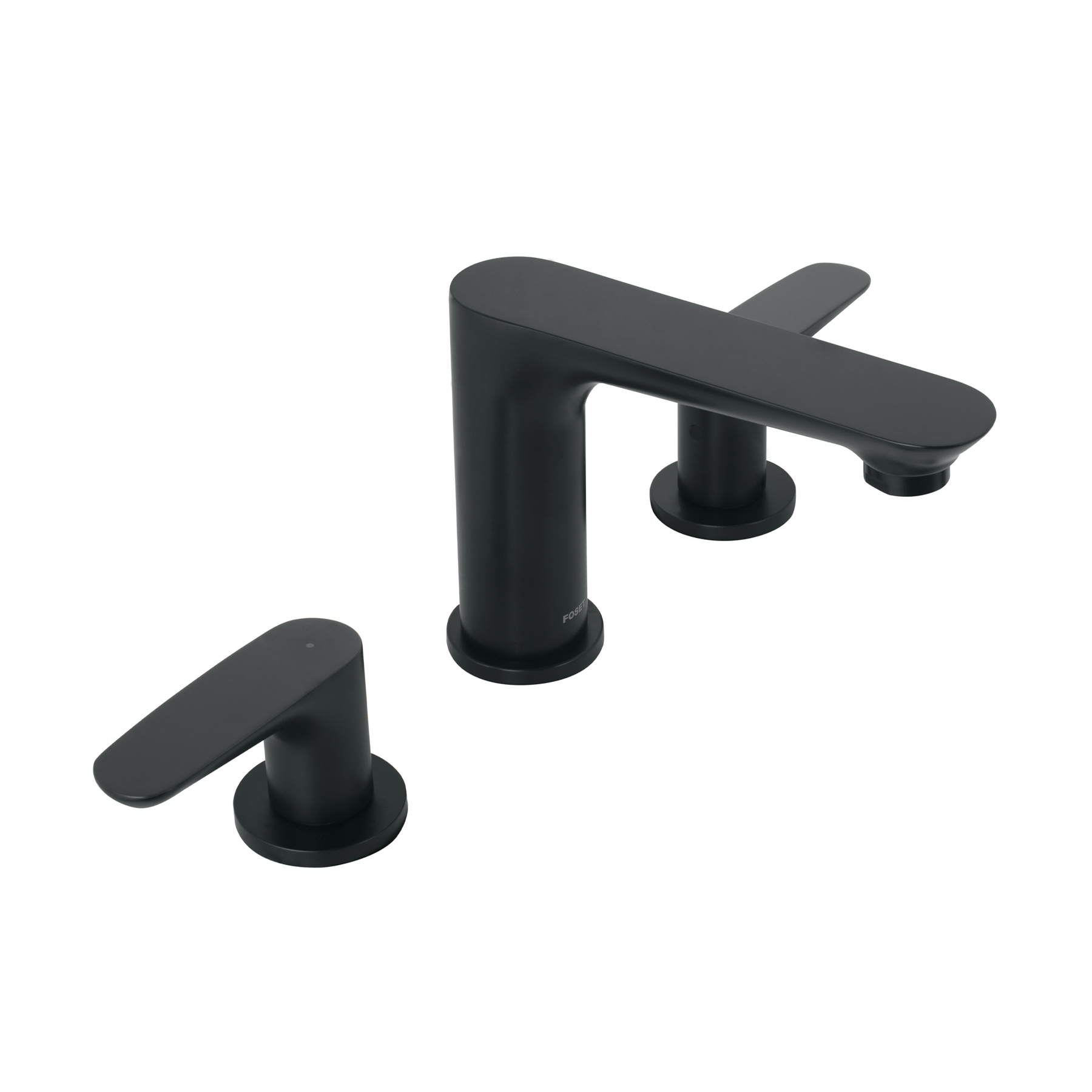 Mezcladora lavabo taladros separados, negro, FOSET RIVIERA