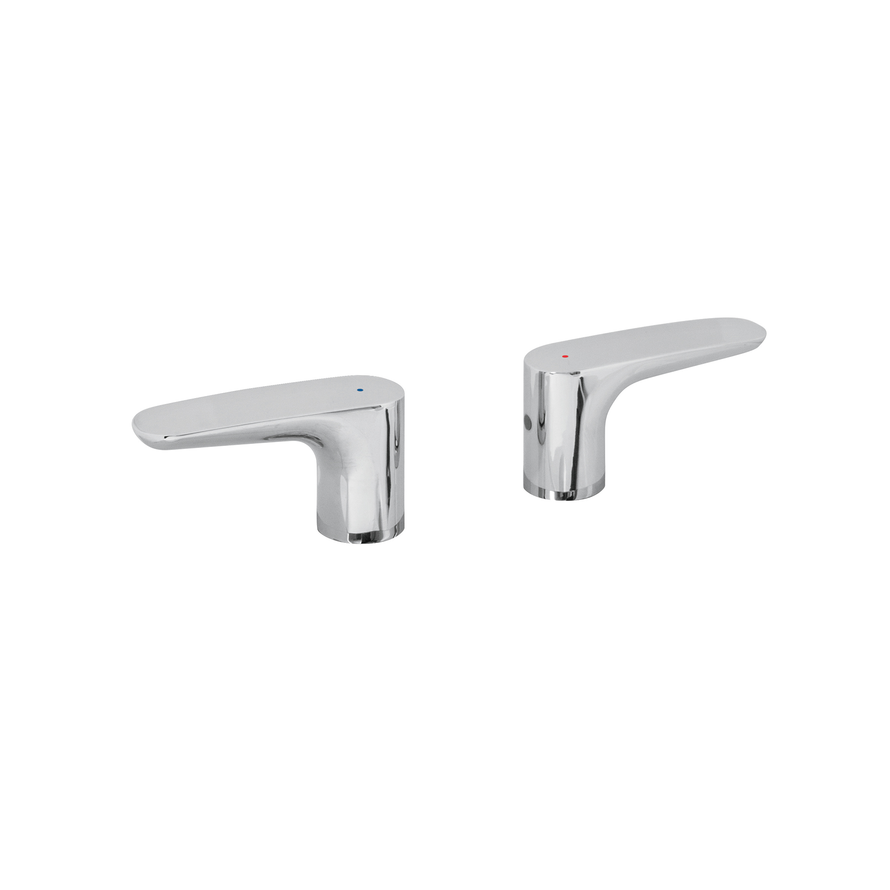 Jgo manerales de palanca p/taladros separados, cromo,Riviera