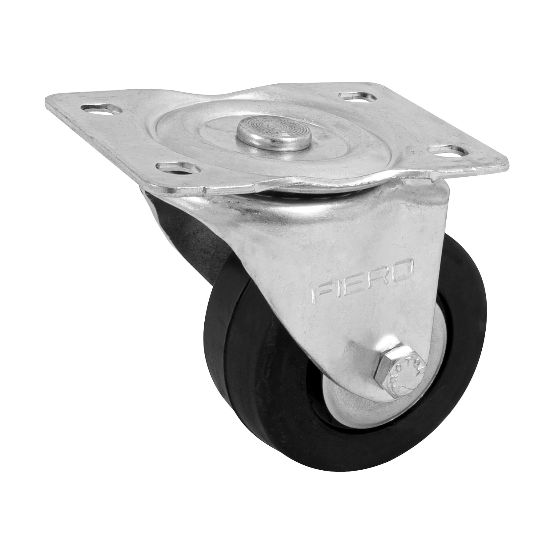 Rodaja hule 3', placa giratoria c/balero, carga 60kg, FIERO