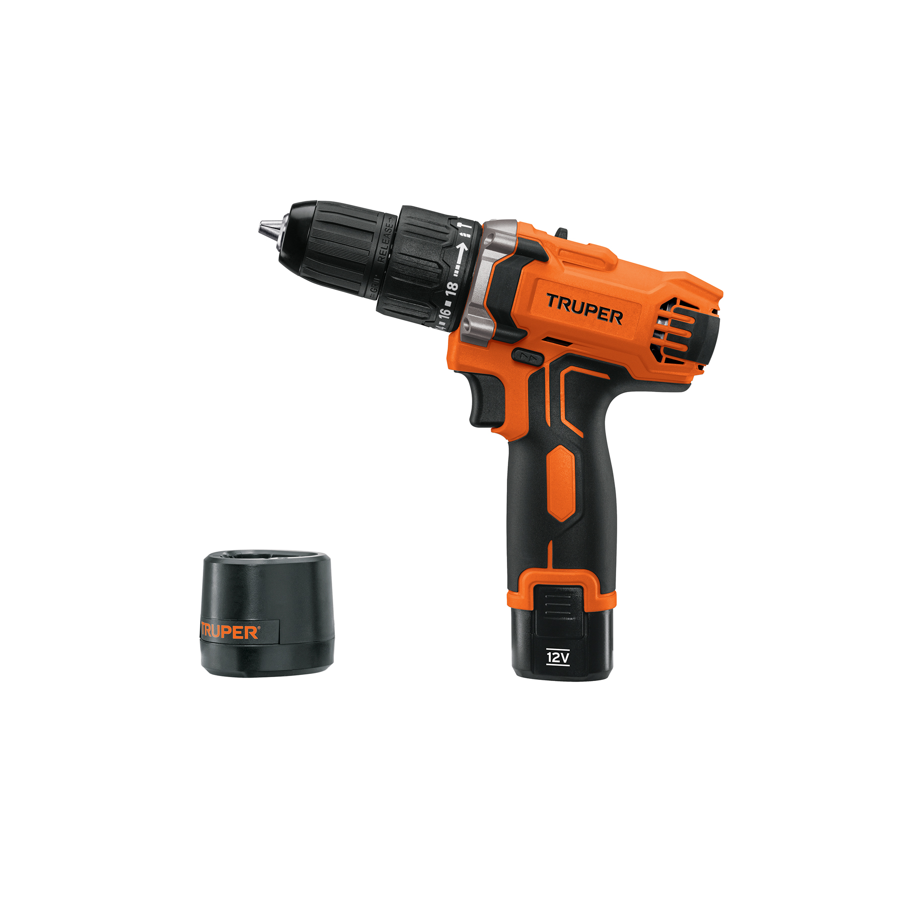 Rotomartillo compacto 3/8', 12V, 1 batería 2Ah, PRO