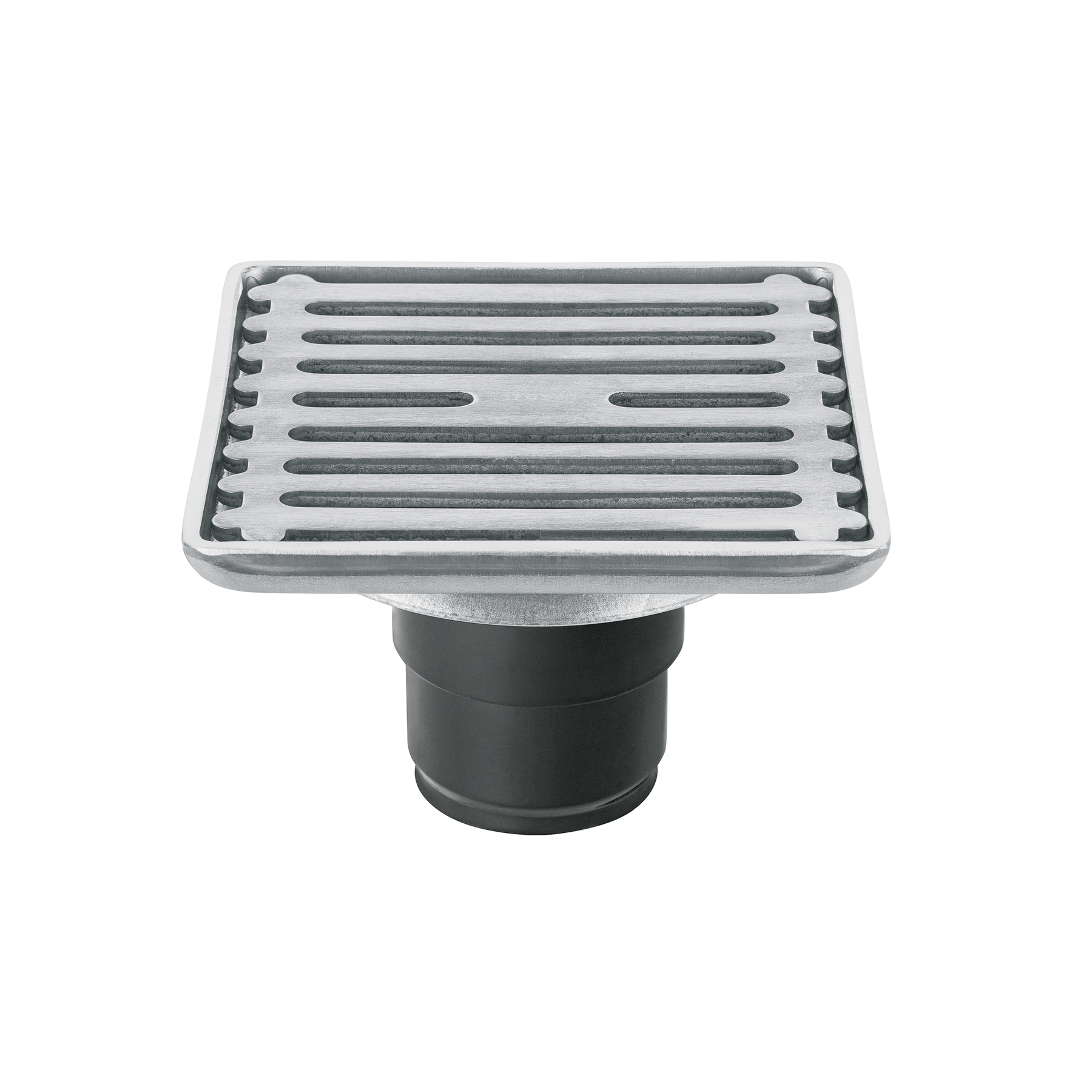 Resumidero cuadrado 4' x 4', acero inoxidable, AQUA