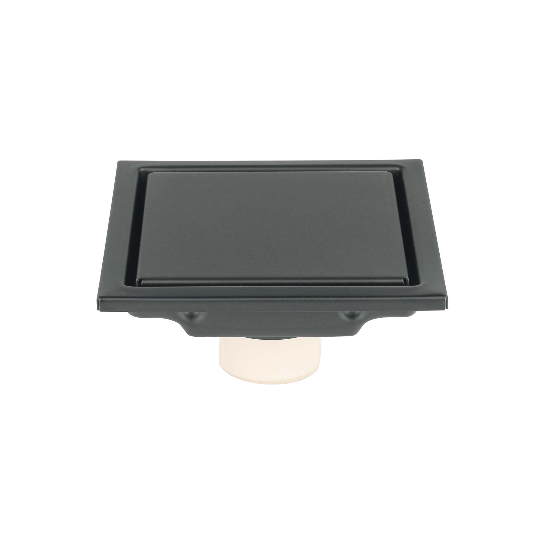 Resumidero reversible 4', anti olores, acero inox, negro, Aq