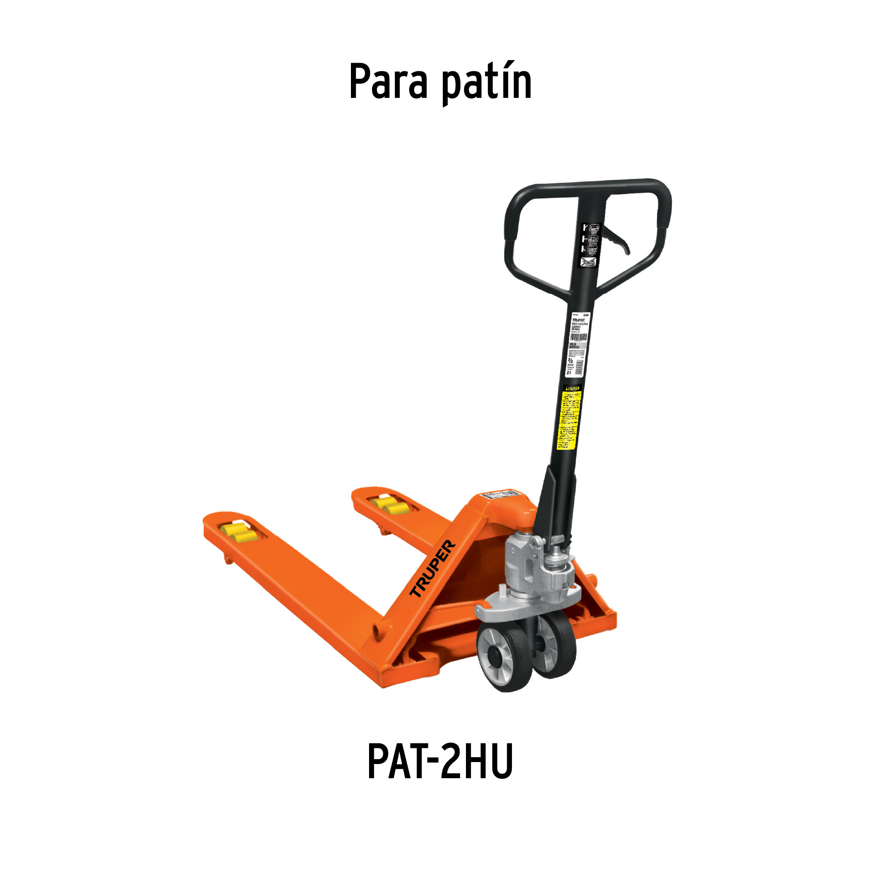 2 Ruedas para patín traspaleta de 2 ton PU-2HU, Truper - Imagen 2