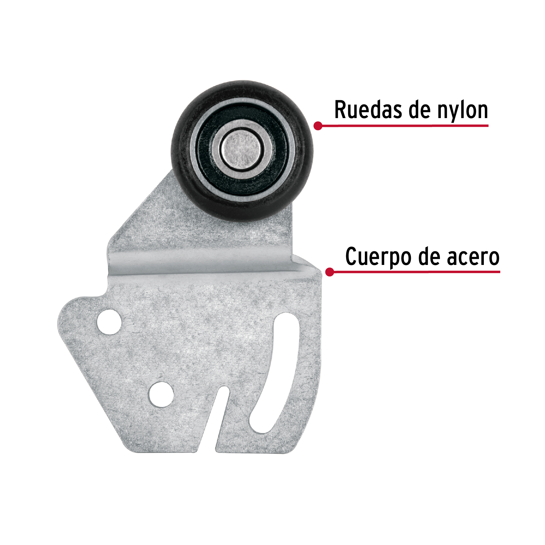 Sistema corredizo para riel superior de clóset, HERMEX - Imagen 2