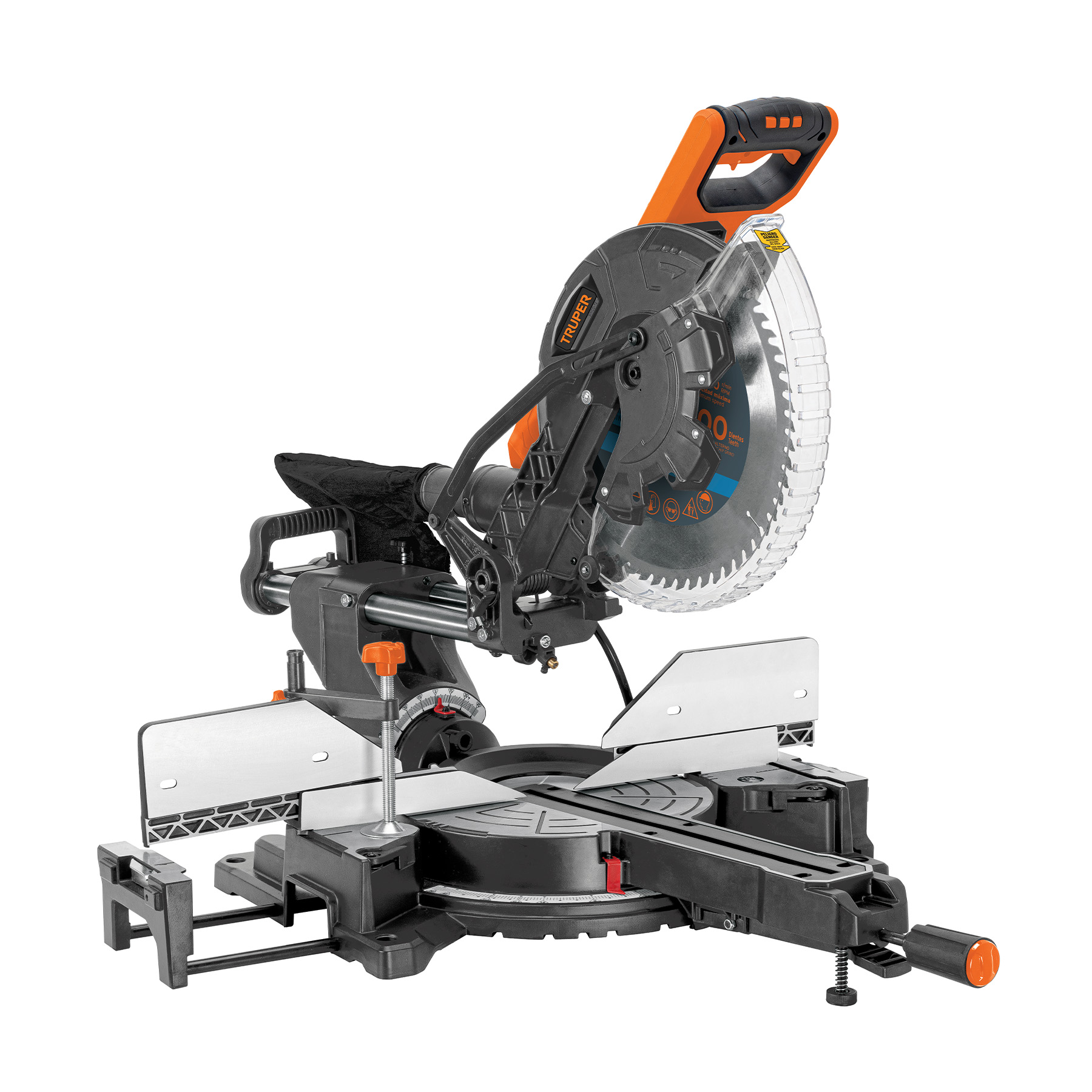 Sierra de inglete 12', 2000W telescópica compuesta, TRUPER