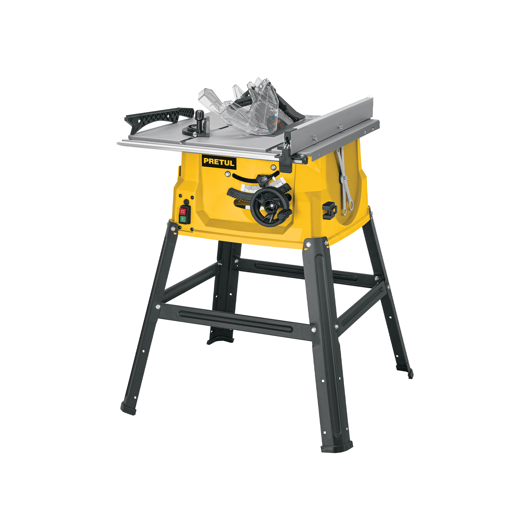 Sierra de mesa 10', 2-1/2 HP (1900 W), con base, PRETUL