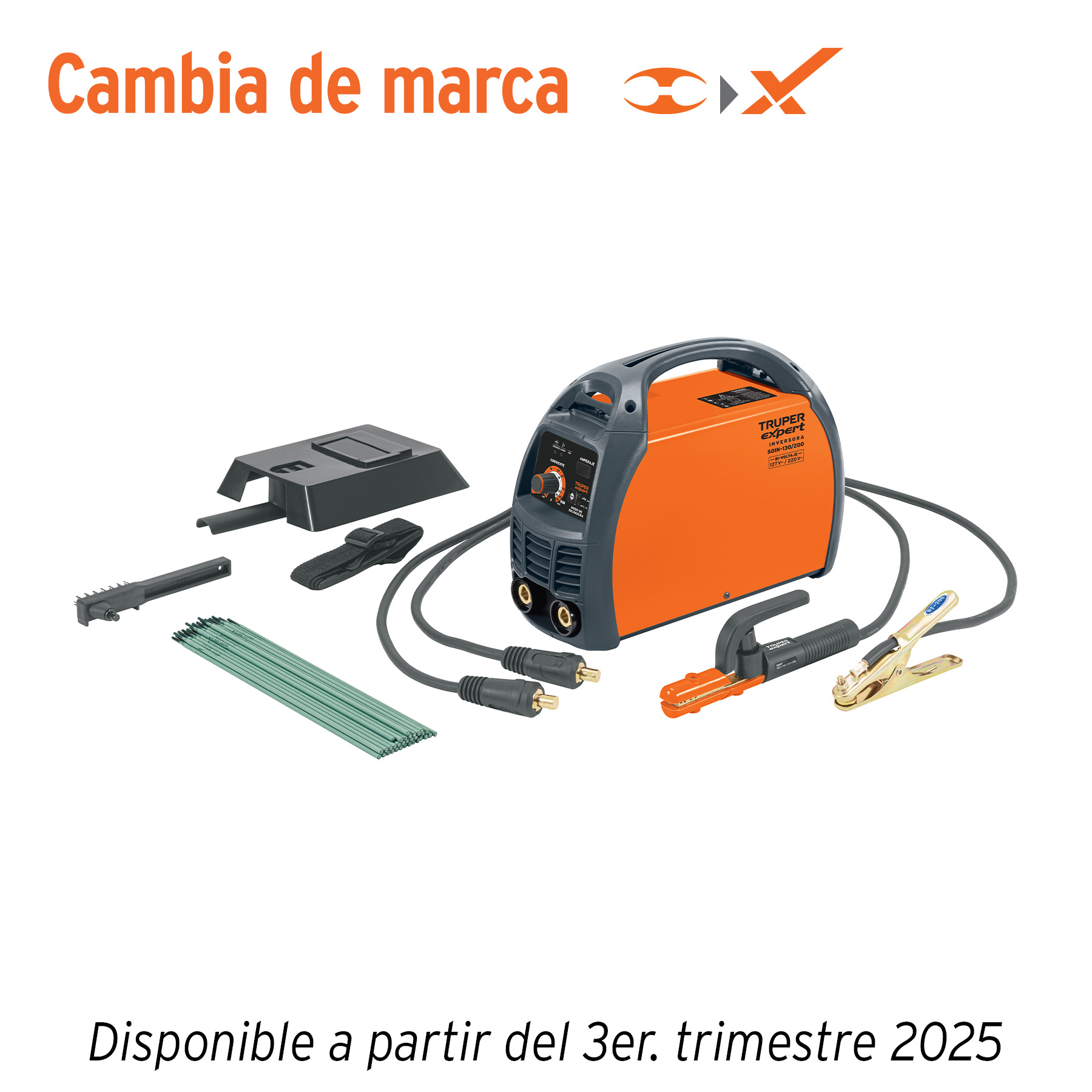 Soldadora inversora 200A, Bi-voltaje 127/220V, TRUPER