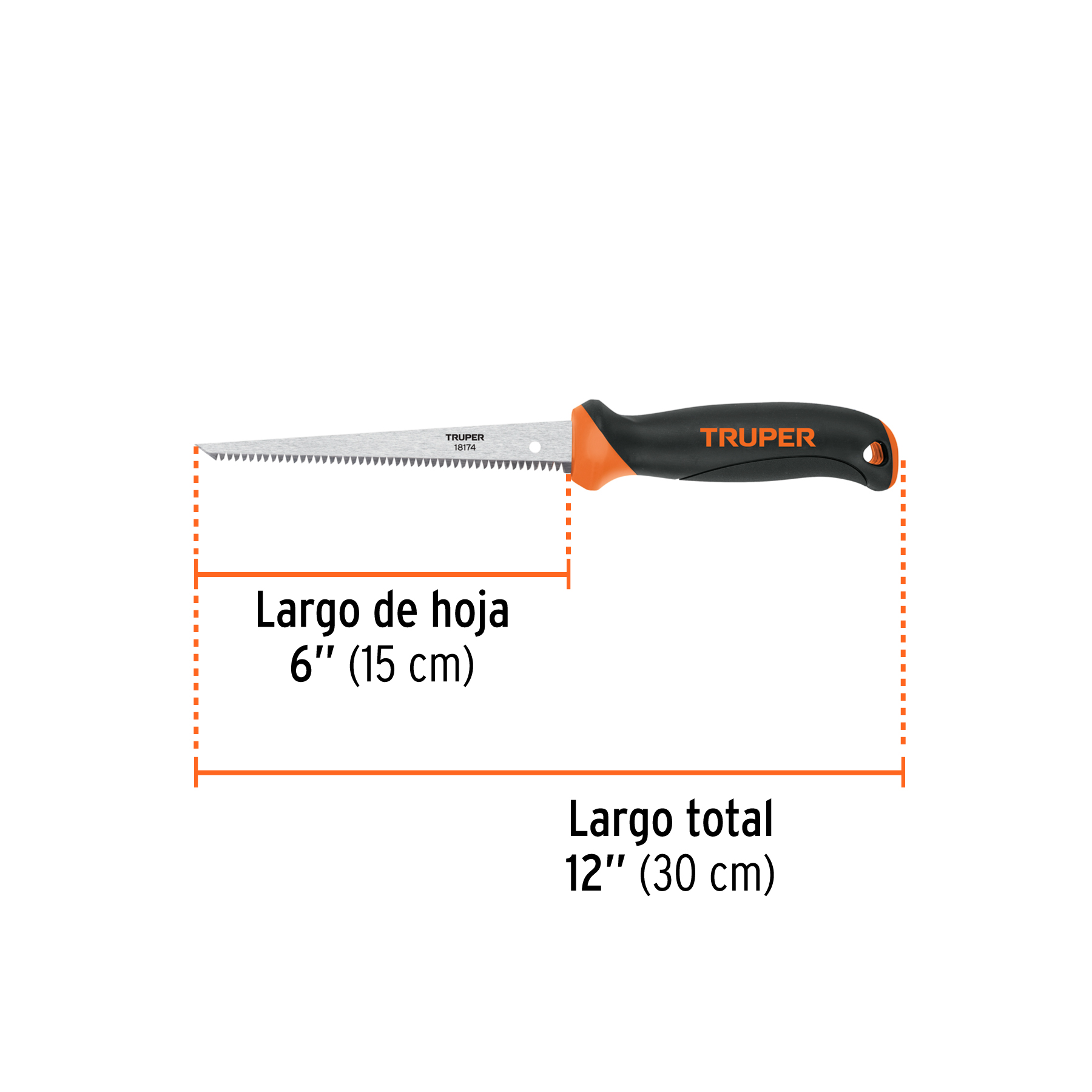 Serrucho de 6' para plafón y muros de yeso, Truper - Imagen 3