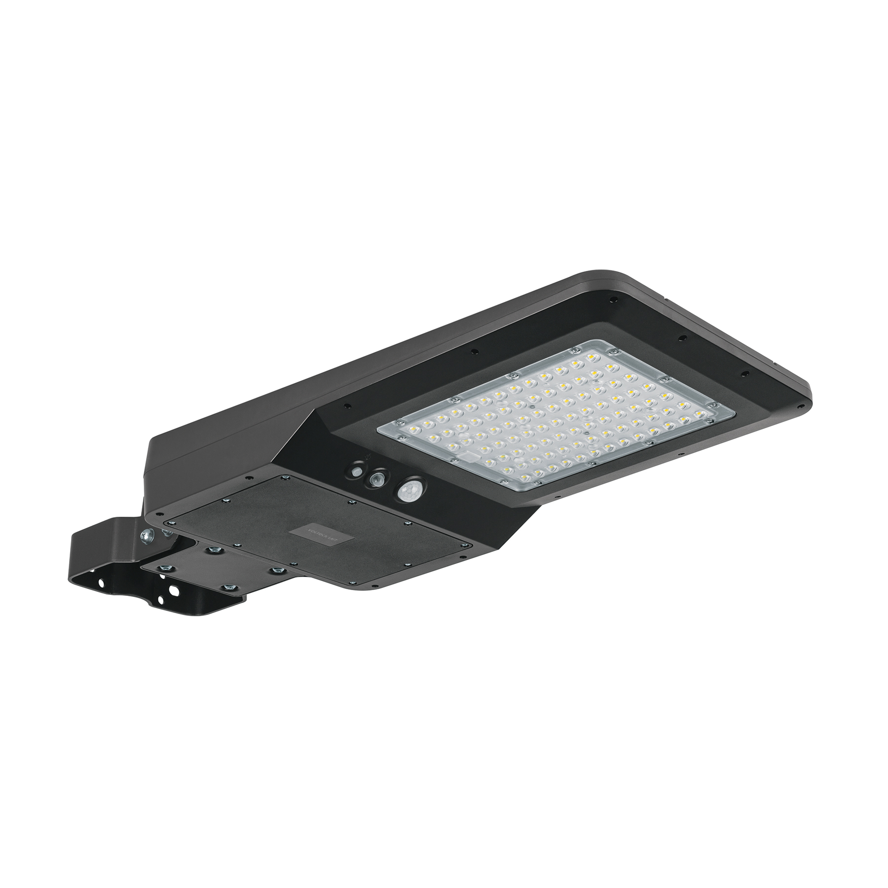 Luminario suburbano LED 40 W c/panel solar y control remoto