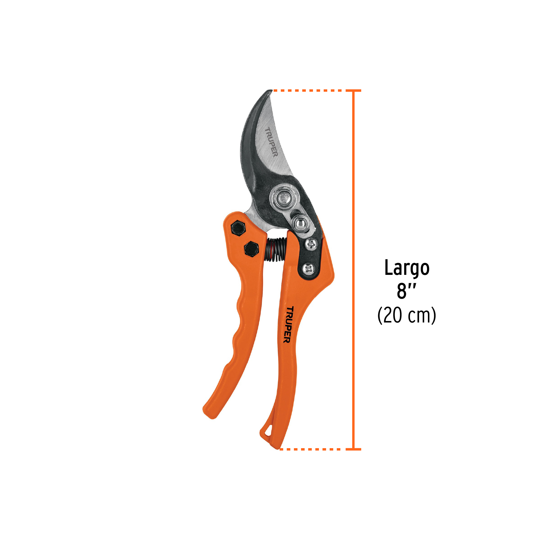 Tijera para poda 8' de nylon con cuchillas acero SK5, Truper - Imagen 3