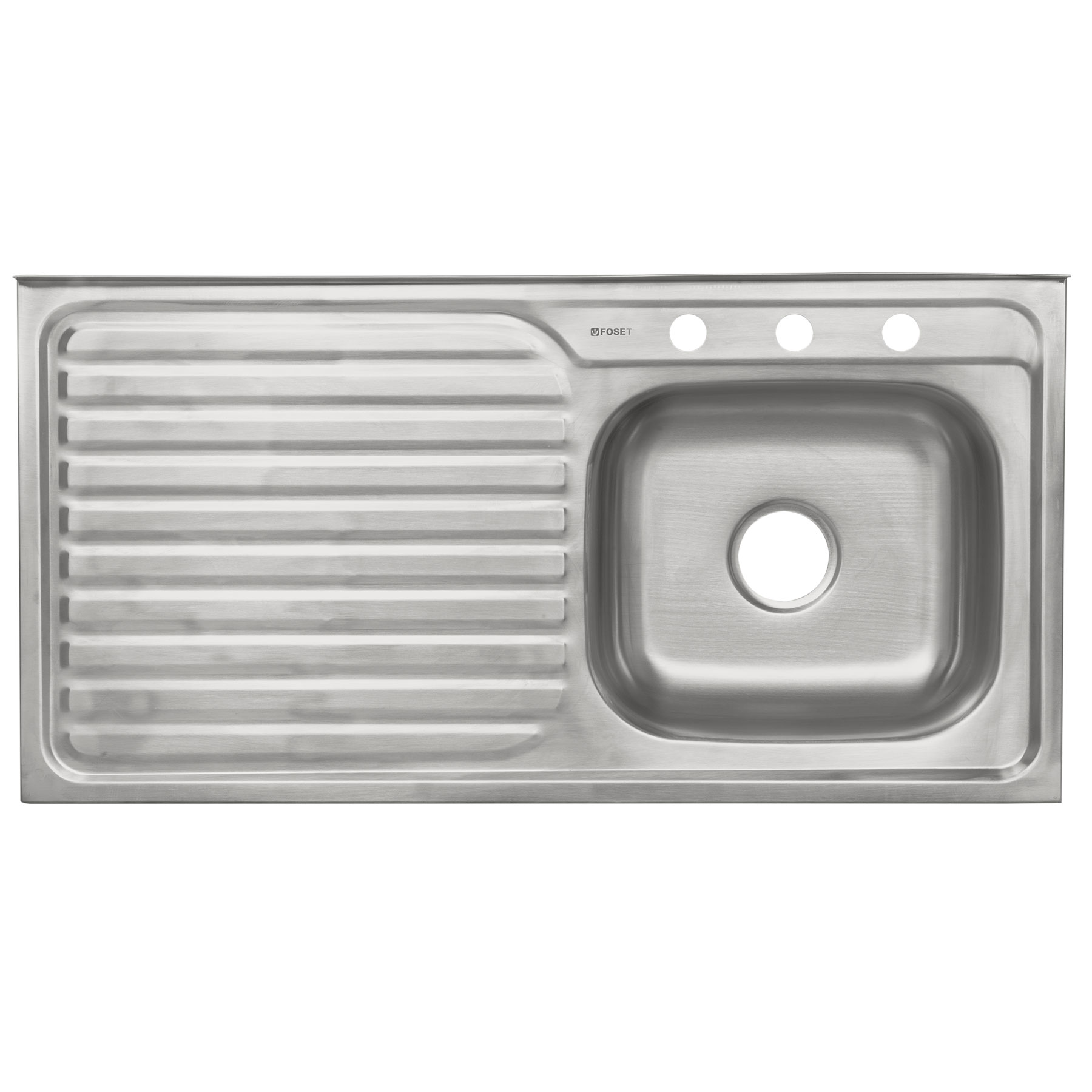 Tarja de sobreponer 100 x 50 cm tina derecha, FOSET