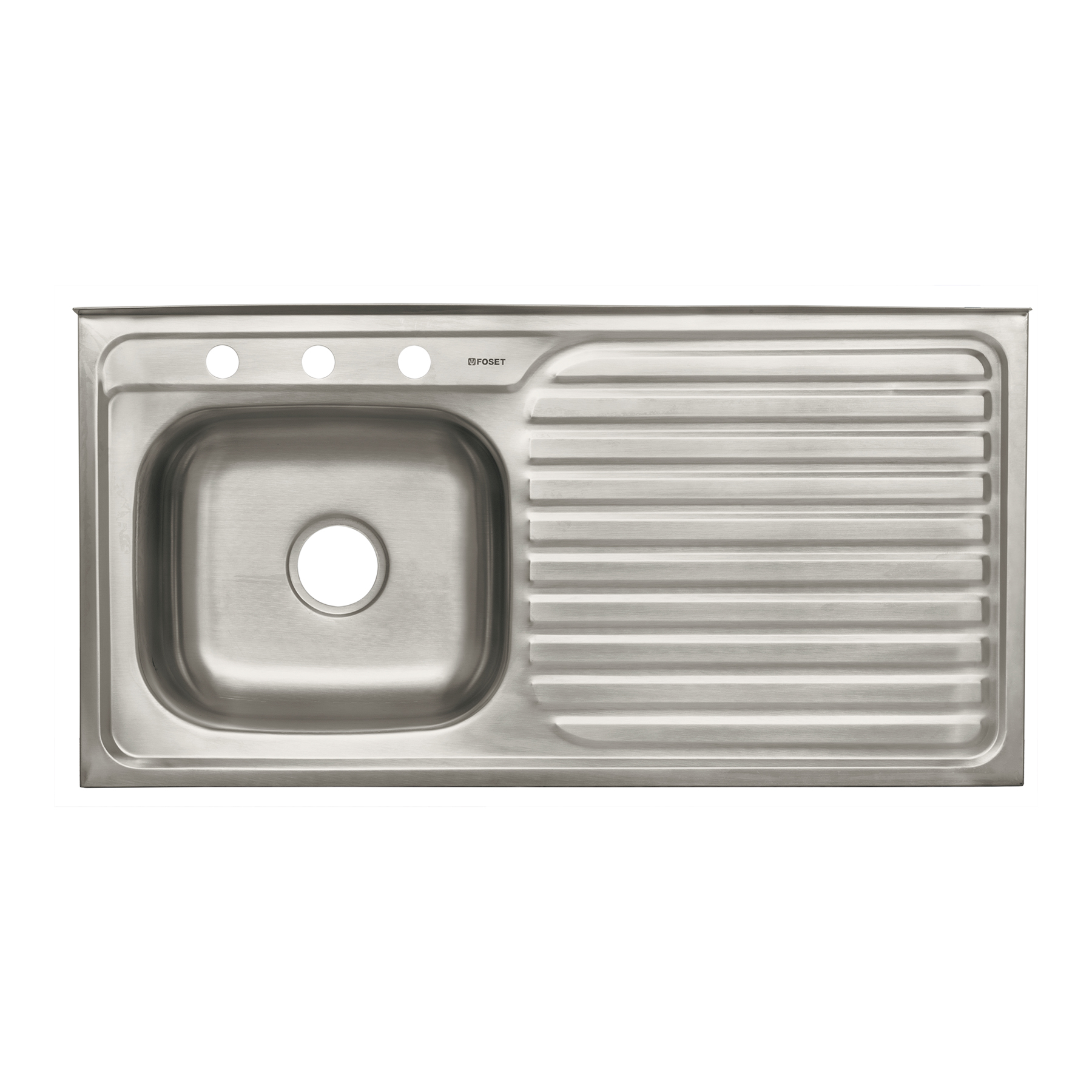 Tarja de sobreponer 100x50cm tina izquierda, Foset Basic