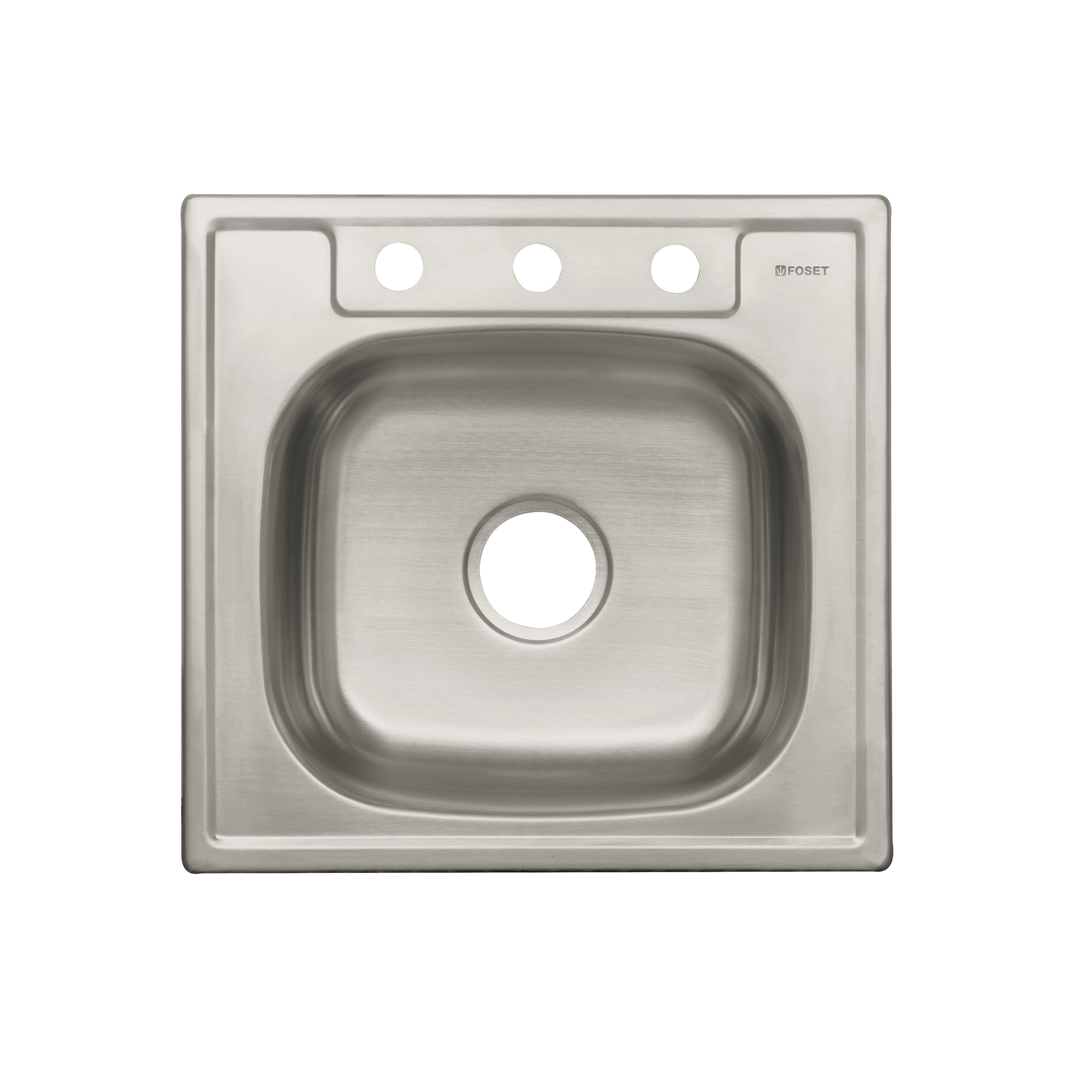 Tarja de empotrar sencilla 53 x 51 cm, FOSET