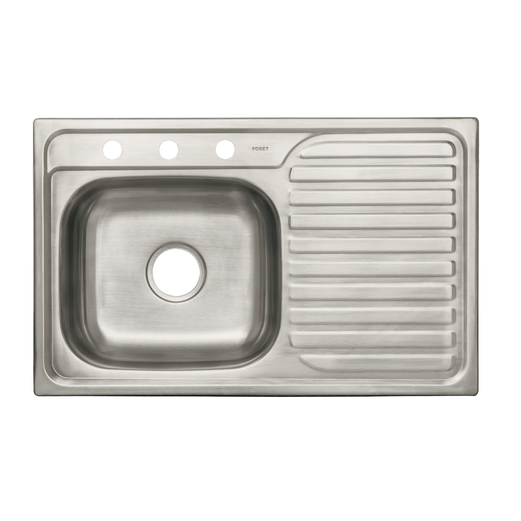 Tarja de sobreponer 80 x 50 cm tina izquierda, FOSET