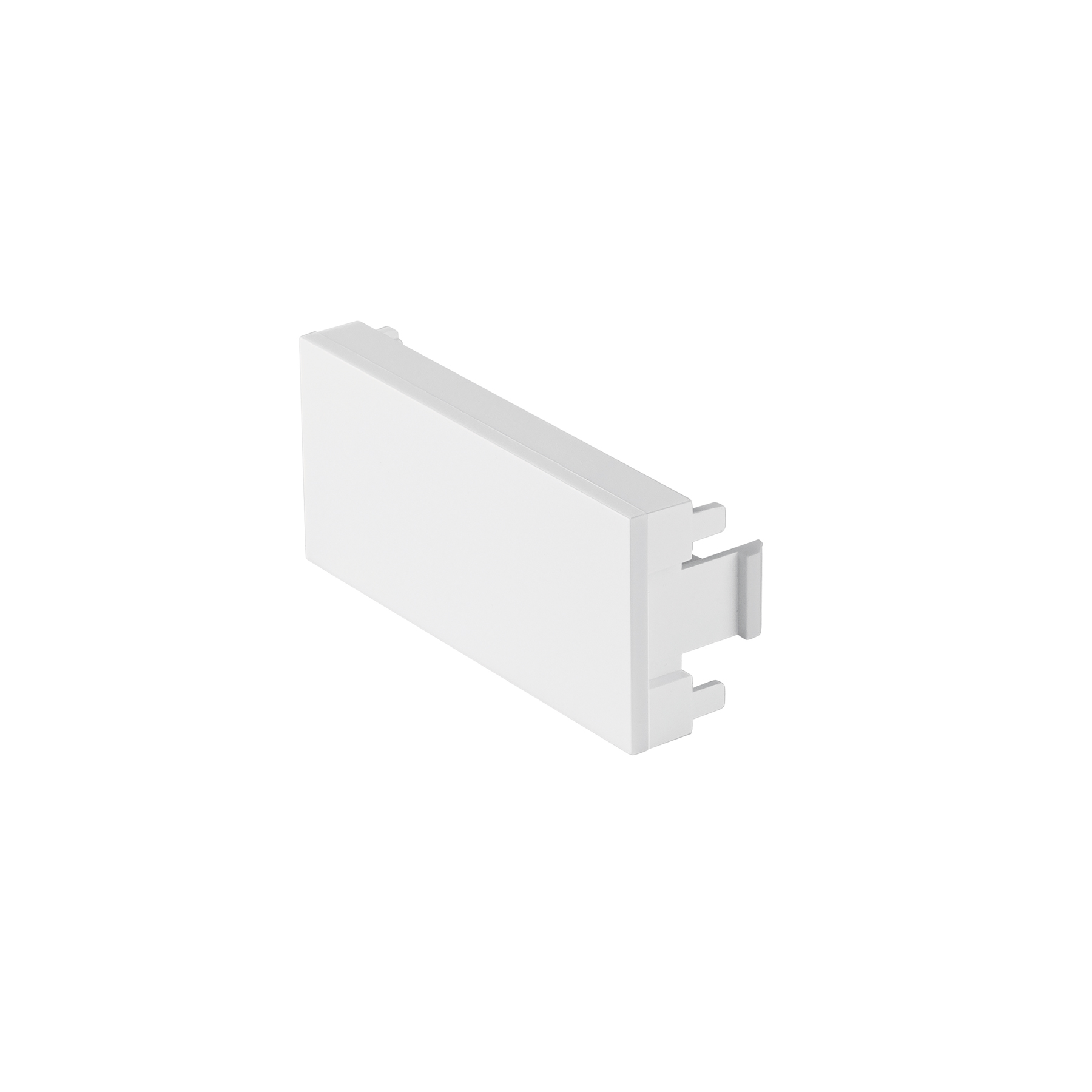 Tapón ciego blanco de 1 módulo, línea Lisboa, Volteck