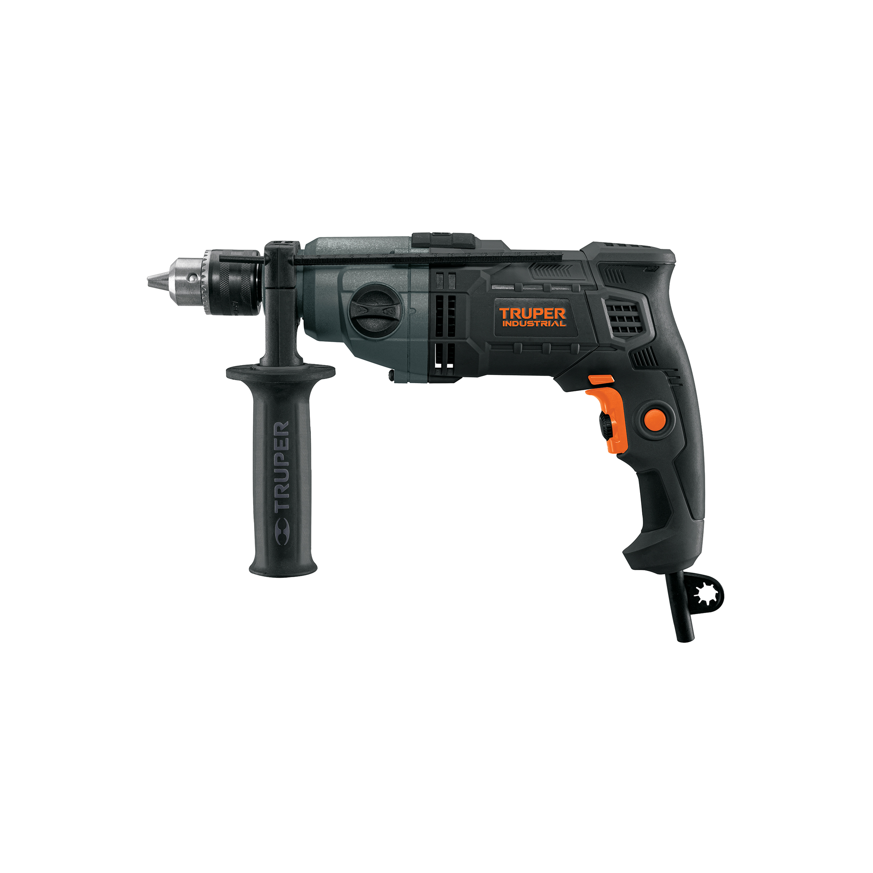 Taladro 1/2', 800W dos velocidades, TRUPER INDUSTRIAL