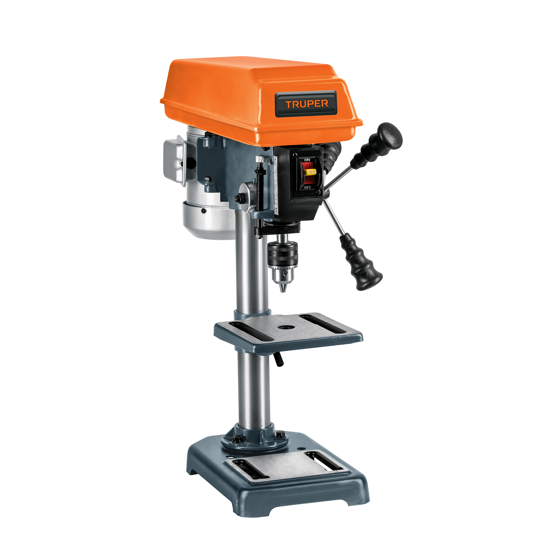 Taladro de piso 8', 1/3 HP (250 W), broquero 1/2', Truper