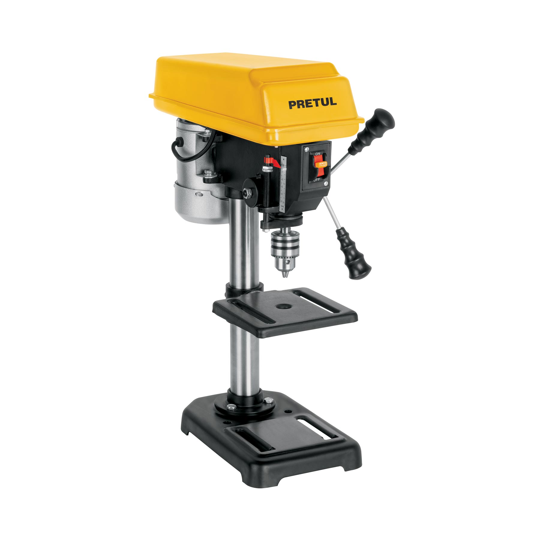 Taladro de banco 8', 1/3 HP (250 W), broquero 1/2', PRETUL